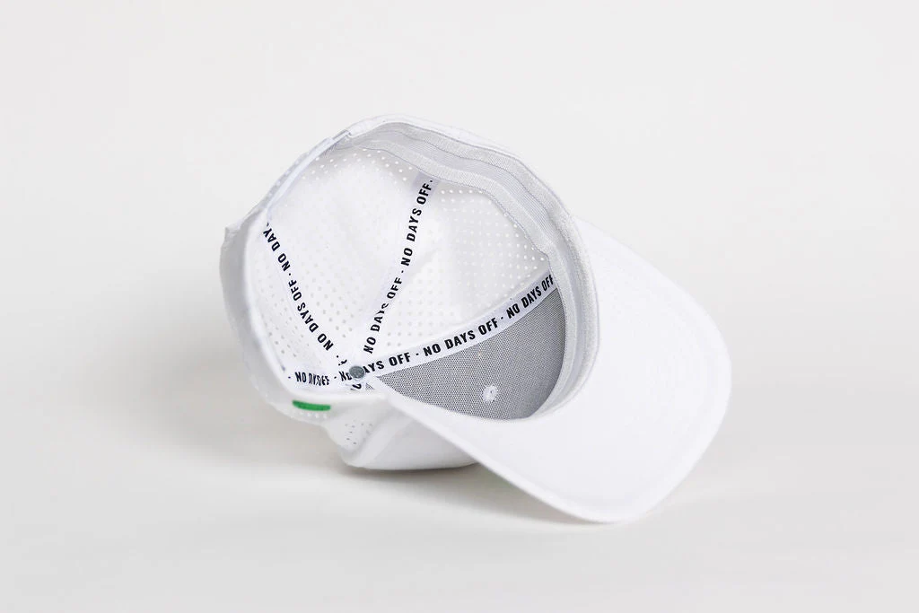Philly Philly Dad Performance Hat - White w/ Kelly Green Letters - Image 7