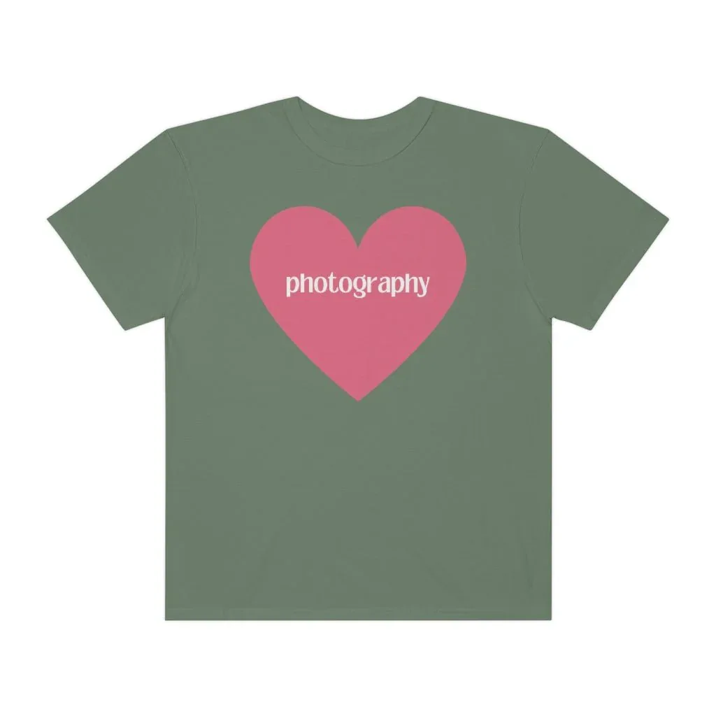 Photography Shirt with Cute Pink Heart - Image 3