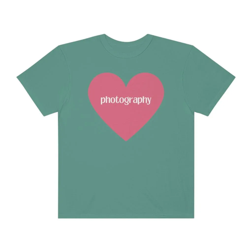 Photography Shirt with Cute Pink Heart - Image 4