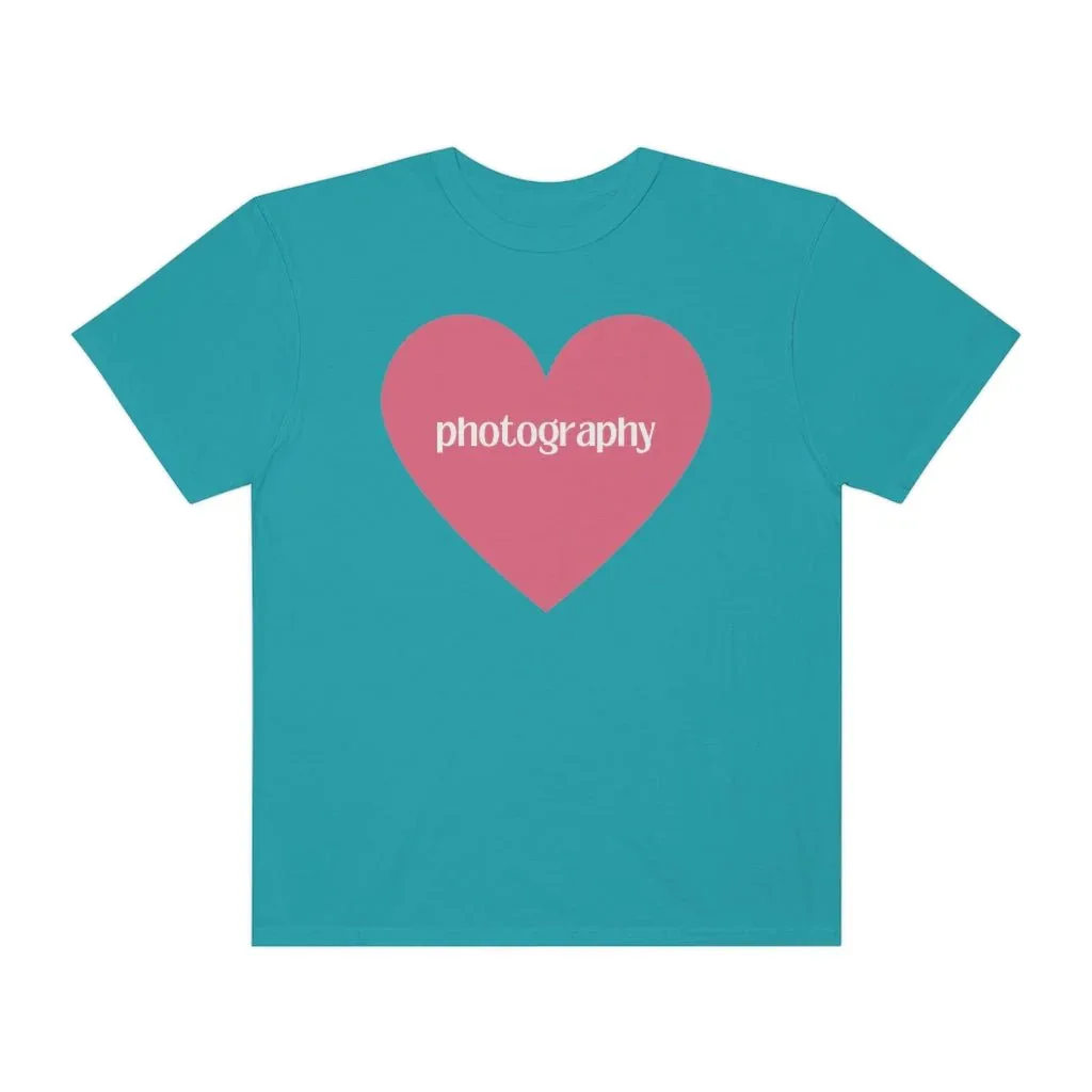 Photography Shirt with Cute Pink Heart - Image 5