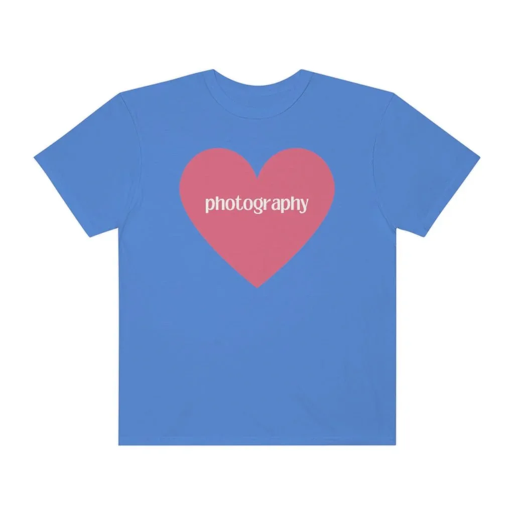 Photography Shirt with Cute Pink Heart - Image 6