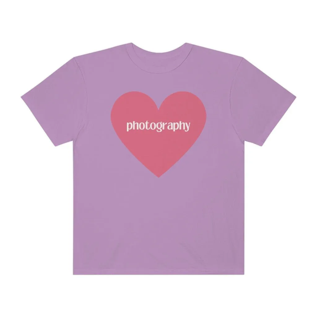 Photography Shirt with Cute Pink Heart - Image 7