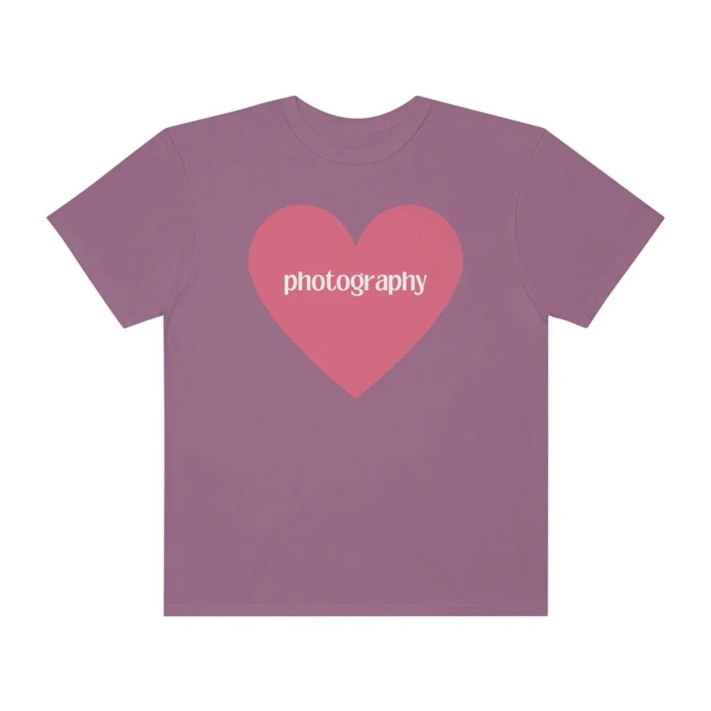 Photography Shirt with Cute Pink Heart - Image 8