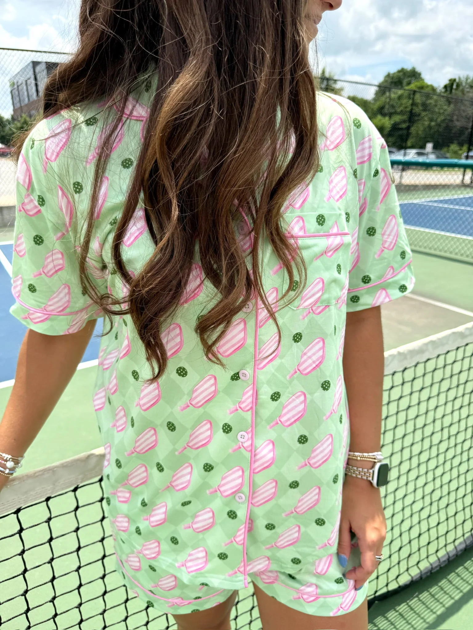 Pickleball - Short Pajama Set - Image 2