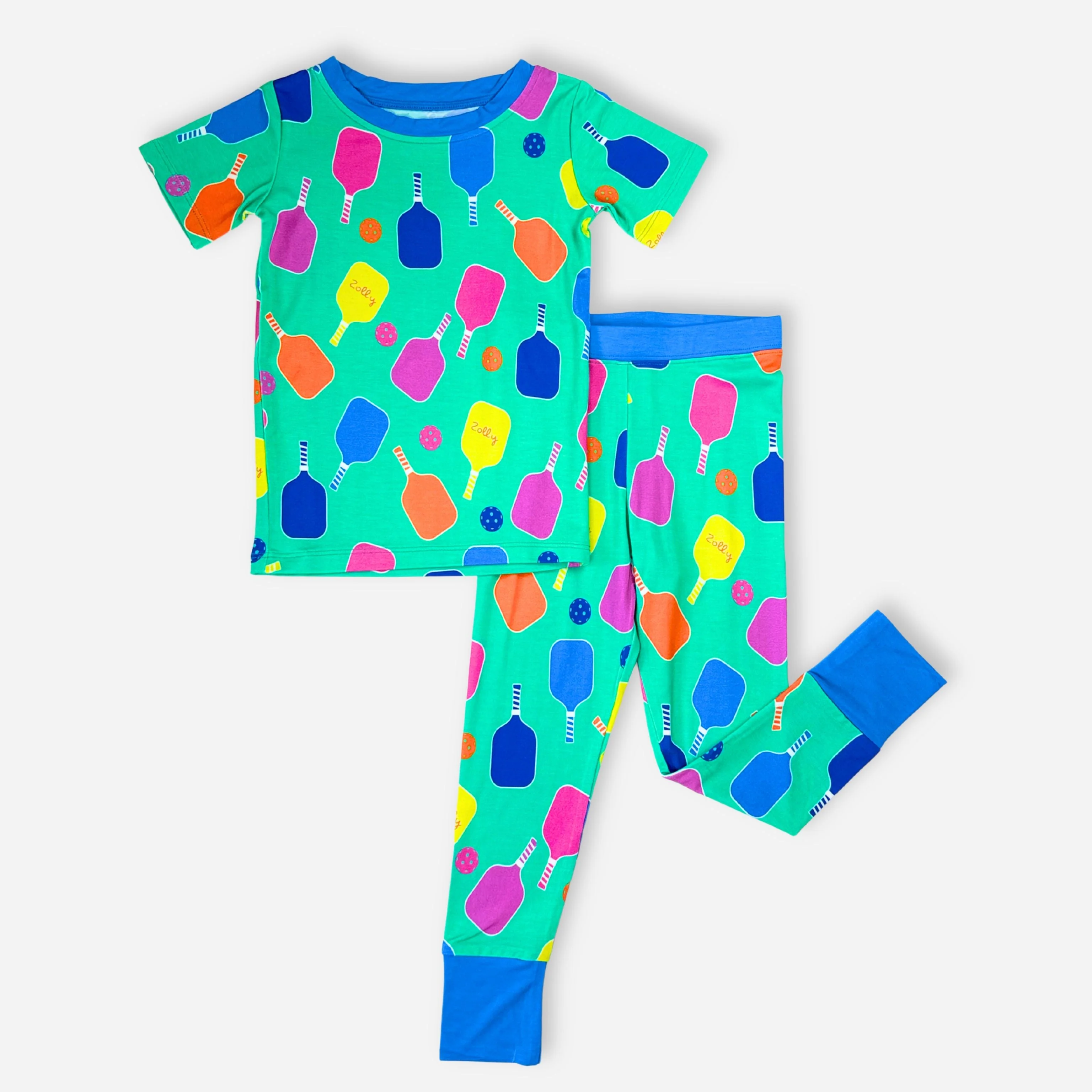 Pickleball Short Sleeve Pajama Set - Image 2