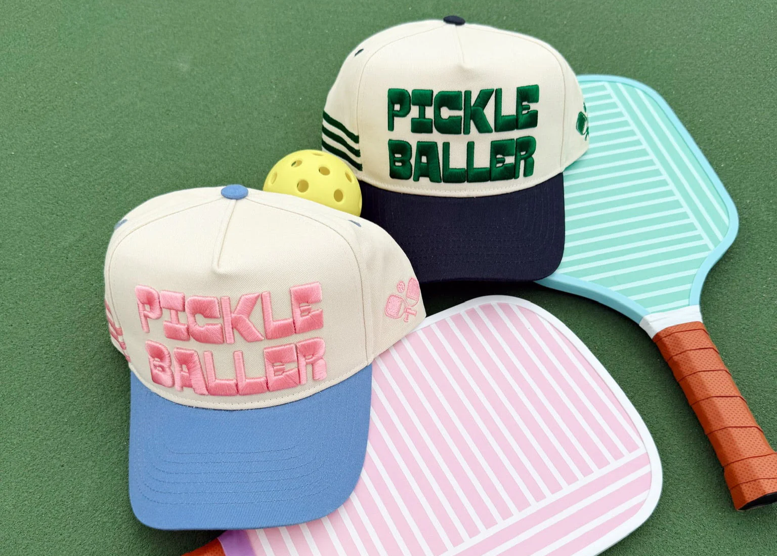 PICKLEBALLER - Vintage Trucker Hat - Image 9