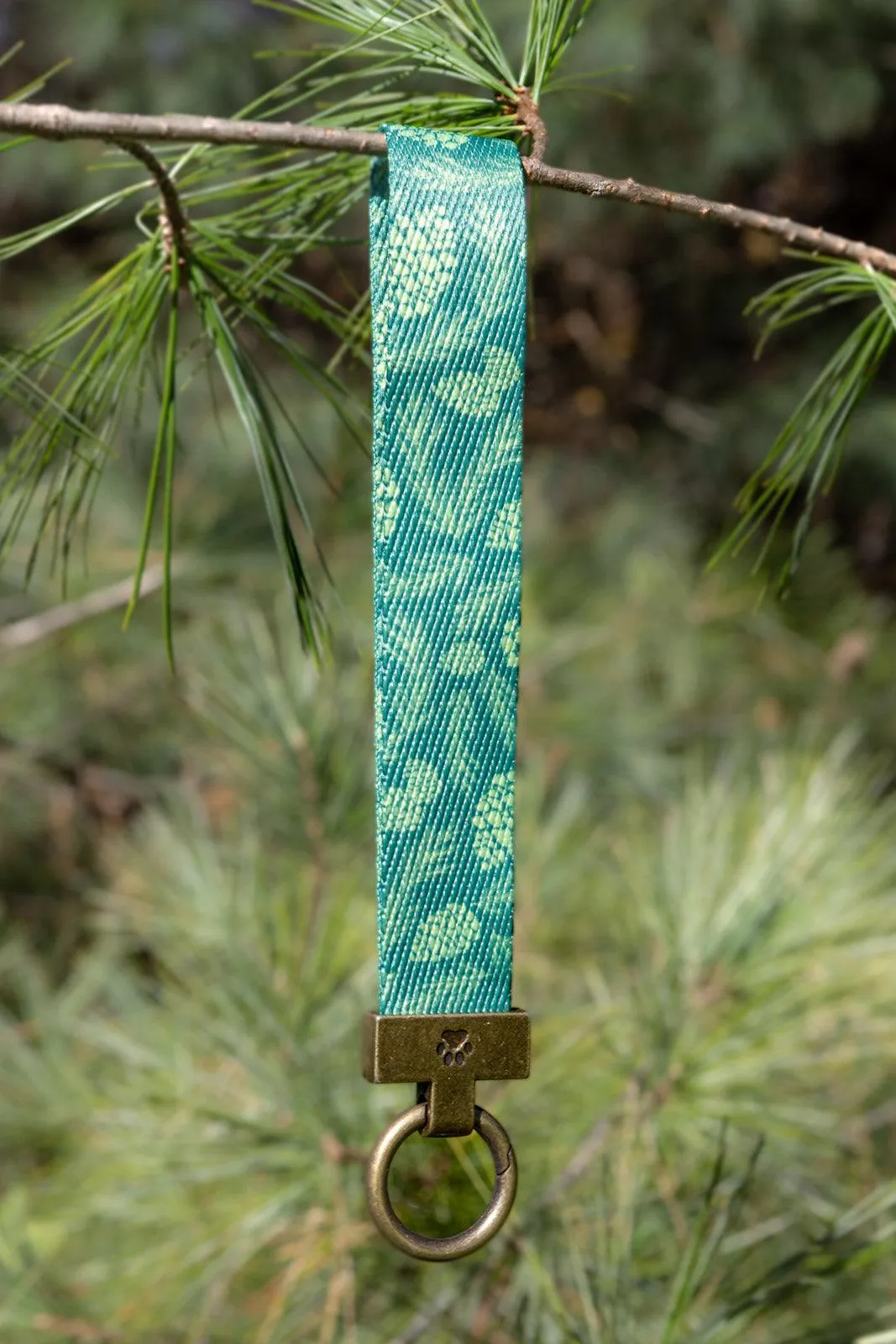 Pine Cone Pup Wristlet Keychain - Image 2