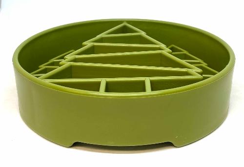 Pine Tree Christmas eBowl Deep Slow Feeder Dog Bowl for Enrichment | USA Made - Image 7