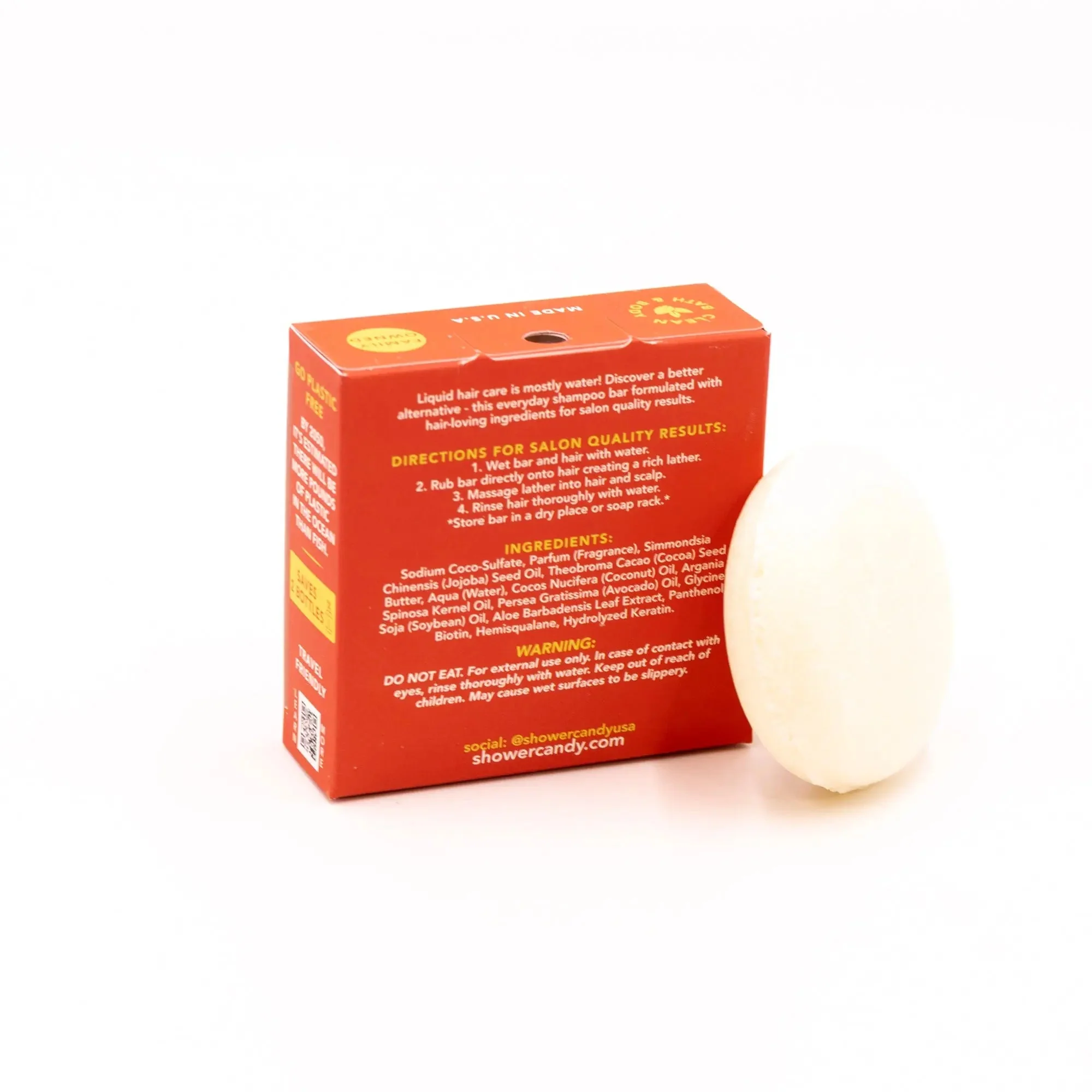 Pineapple Mango Shampoo Bar – Repair for Dry, Damaged Hair - Image 2