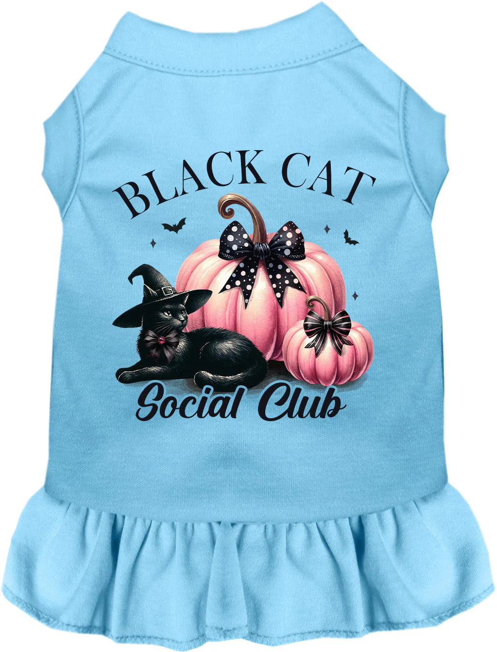 Pink and Black Cat Social Club Pet Dress - Image 4