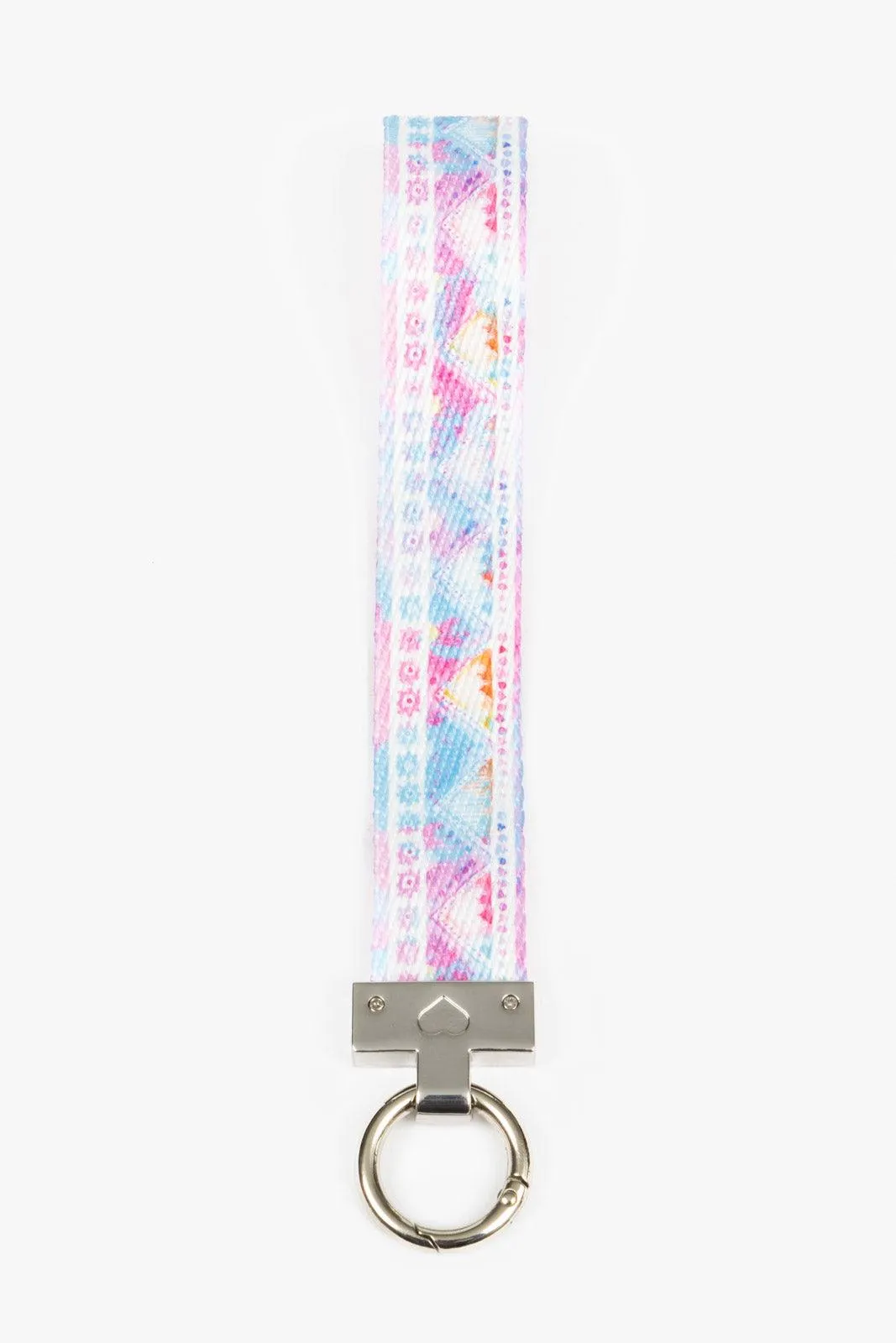 Pink and Blue Wristlet Keychain - Image 4
