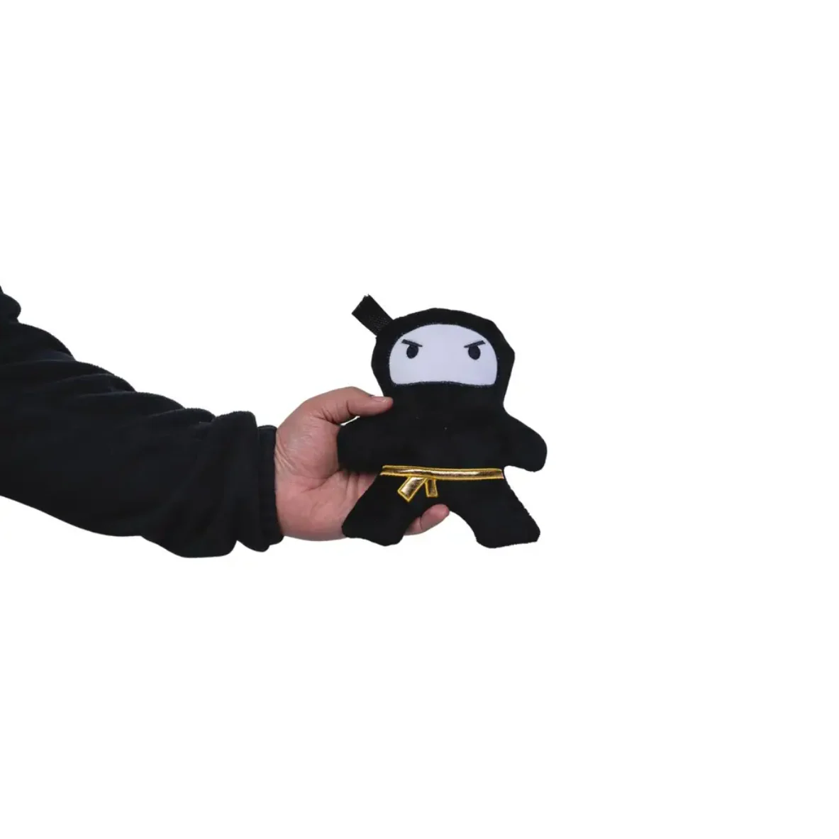 Pink & Black Ninja Love Plush Dog Toy Gift Set – with Squeaker & Crinkle Paper for Fun Play - Image 3