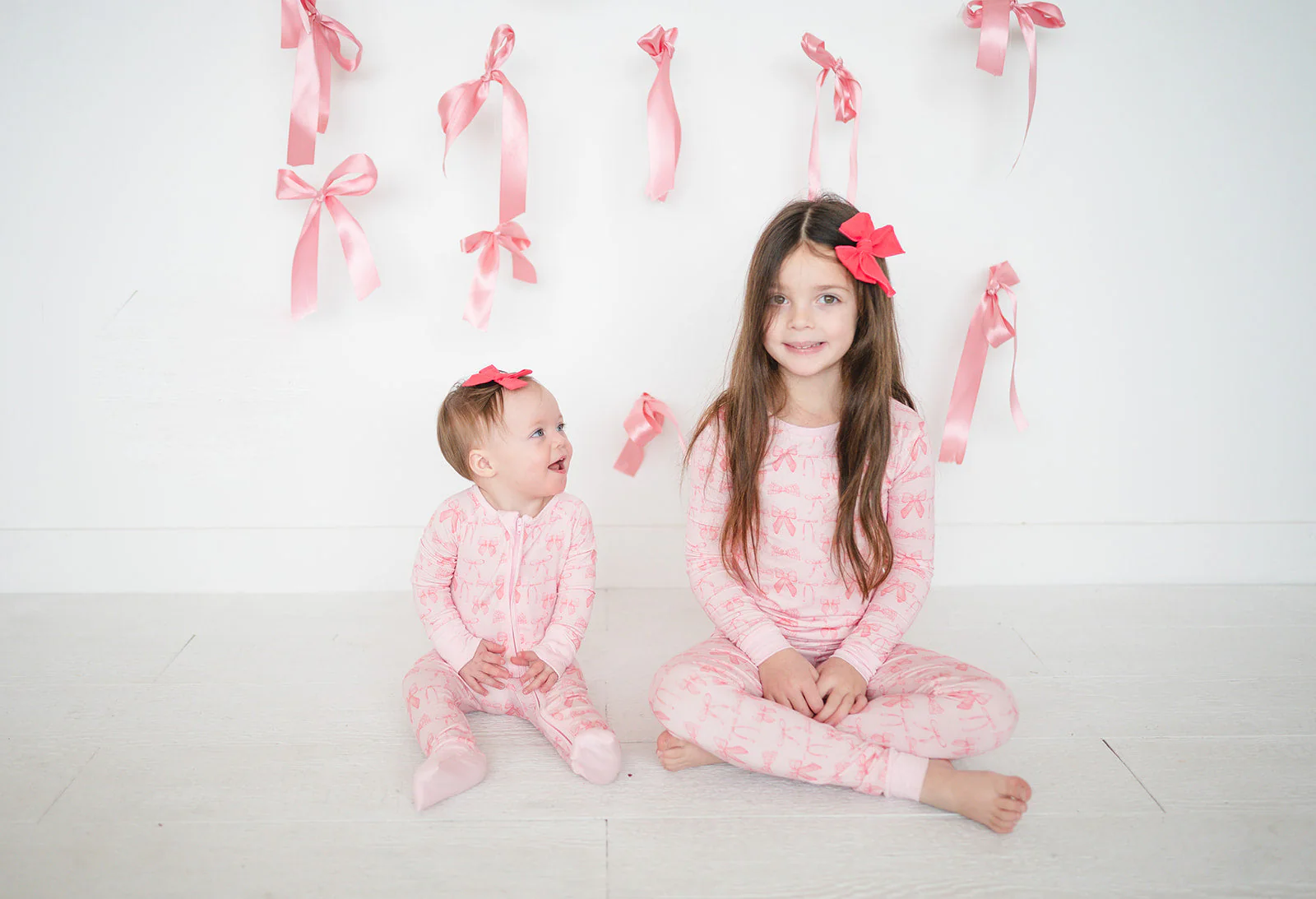 Pink Bows (Convertible Zip Footies) - Image 10