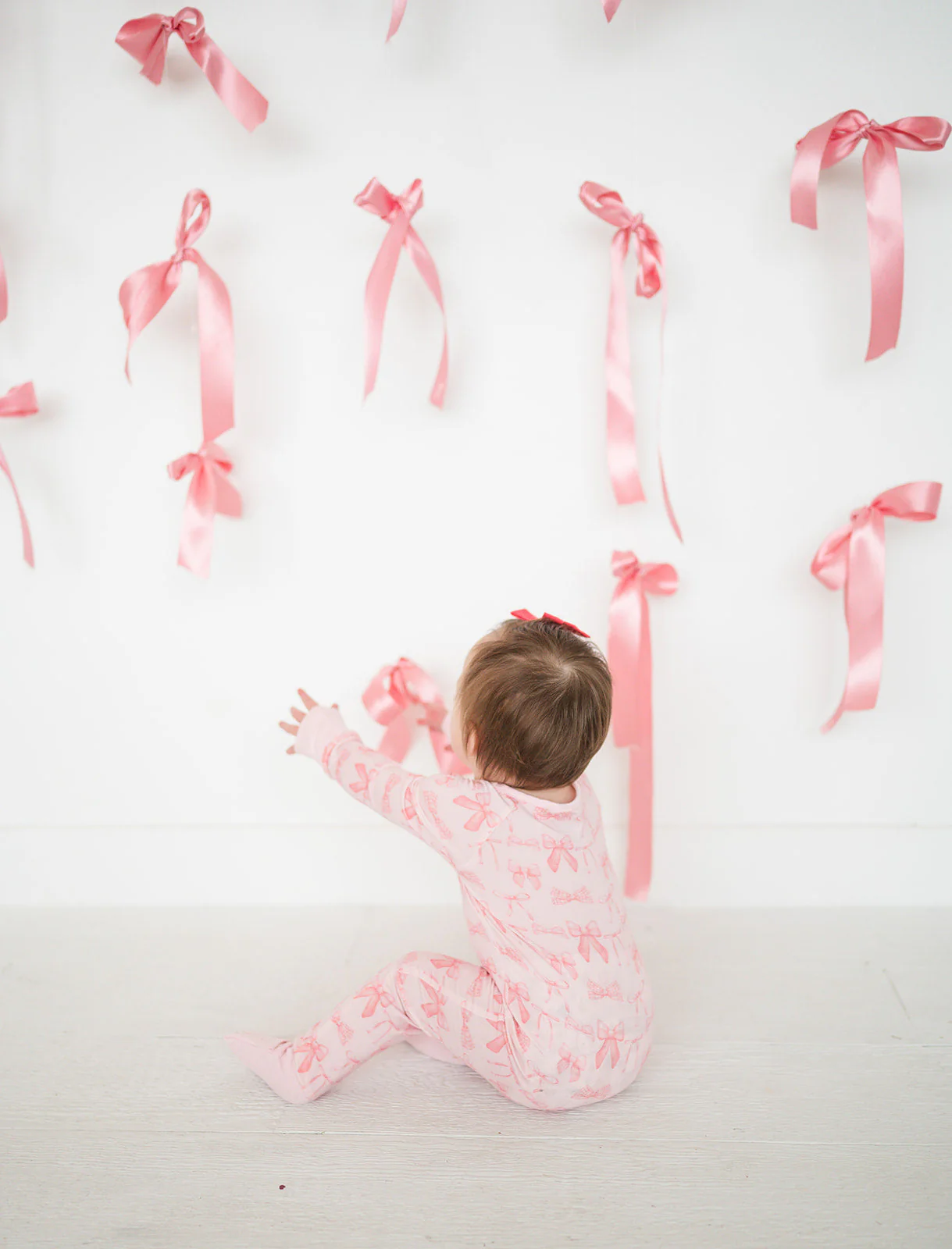 Pink Bows (Convertible Zip Footies) - Image 8
