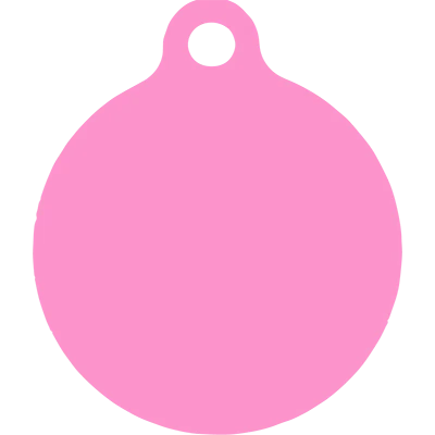 Pink Camo HD Dog ID Tag - Image 4
