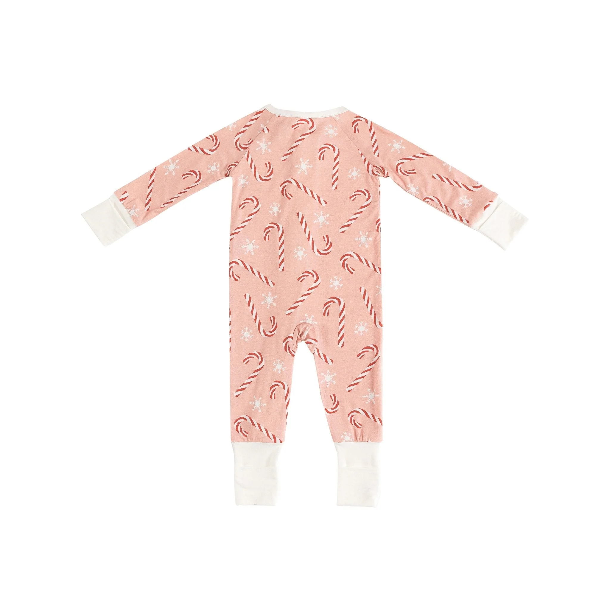 Pink Candy Cane (Convertible Zip Footies) - Image 3