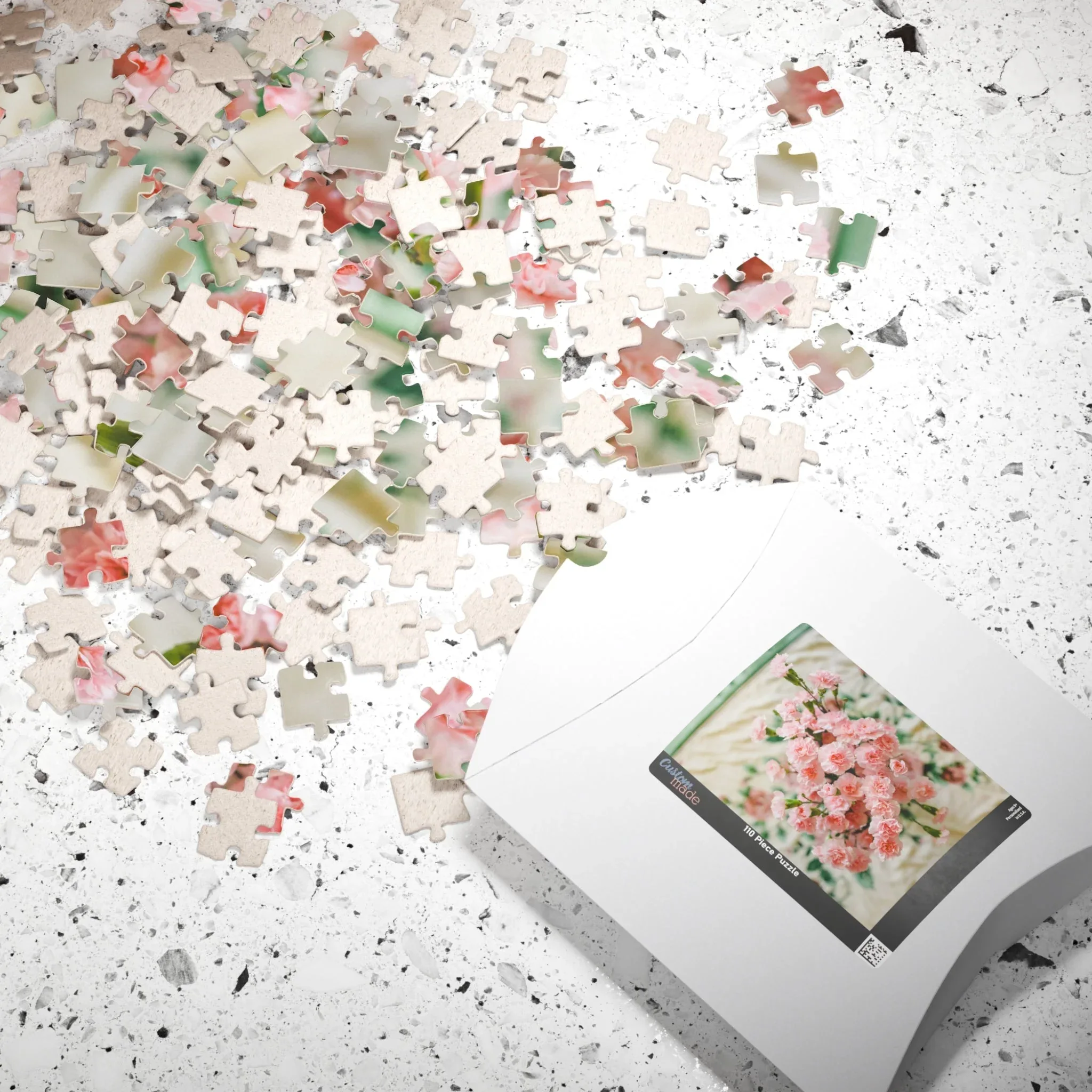 Pink Carnation Flower Puzzle - Image 10