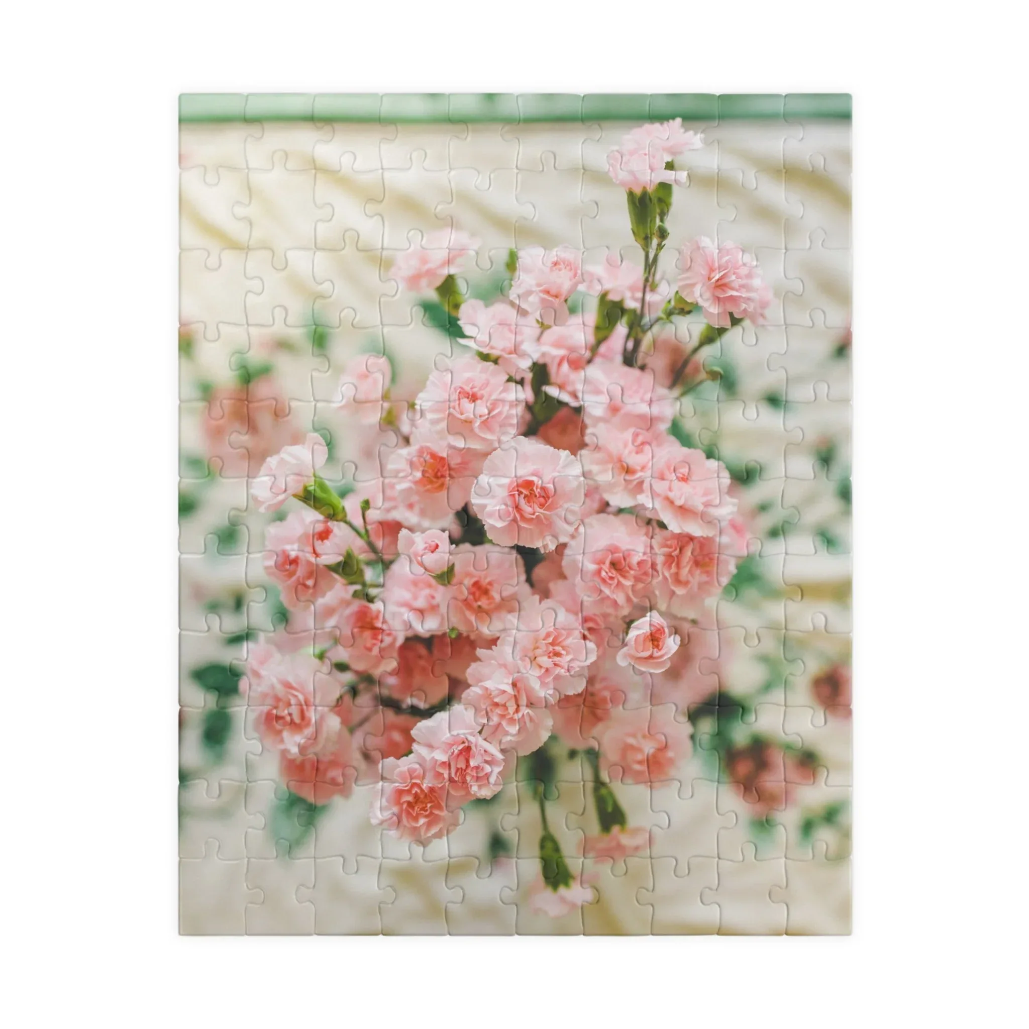 Pink Carnation Flower Puzzle - Image 2