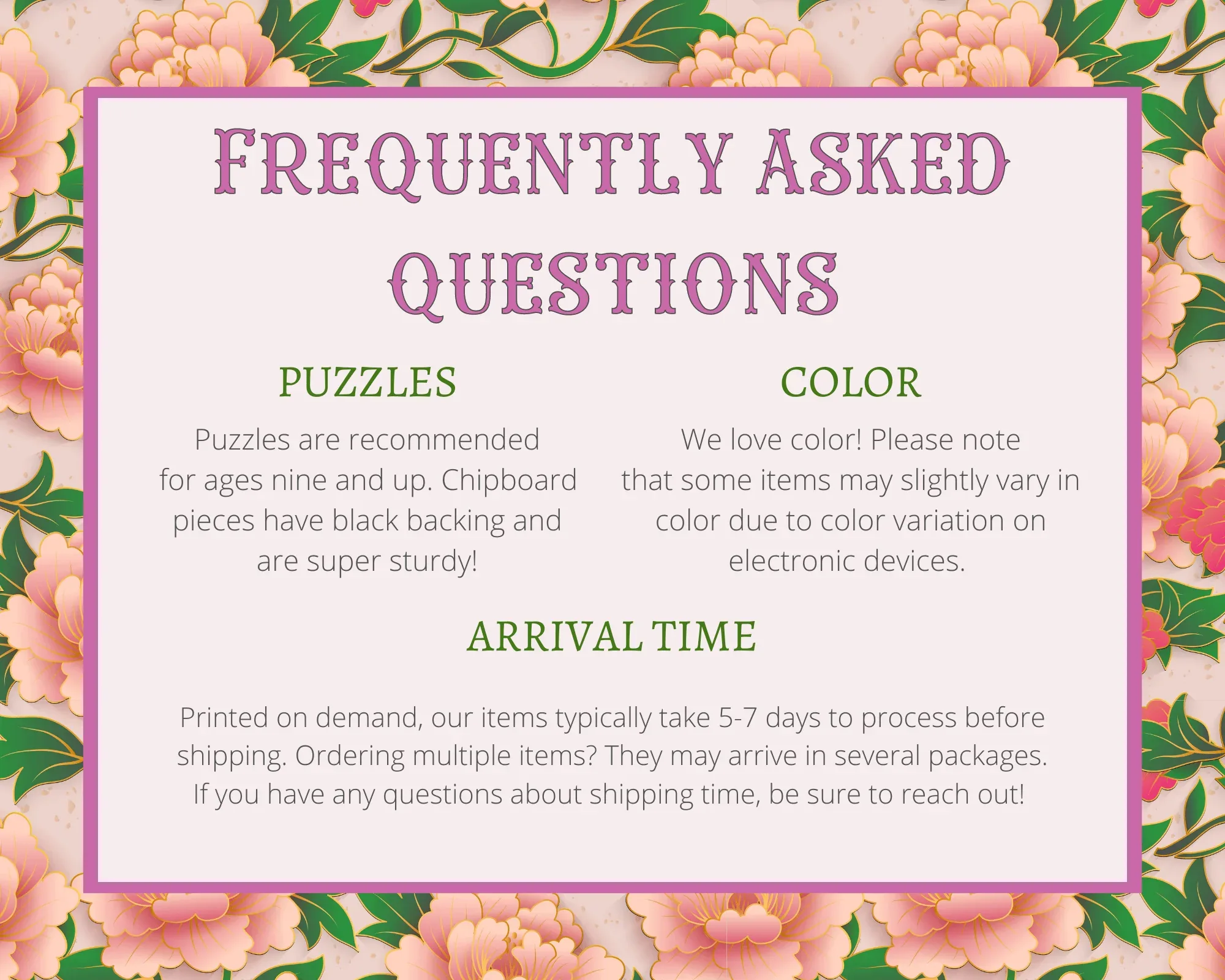 Pink Carnation Flower Puzzle - Image 17