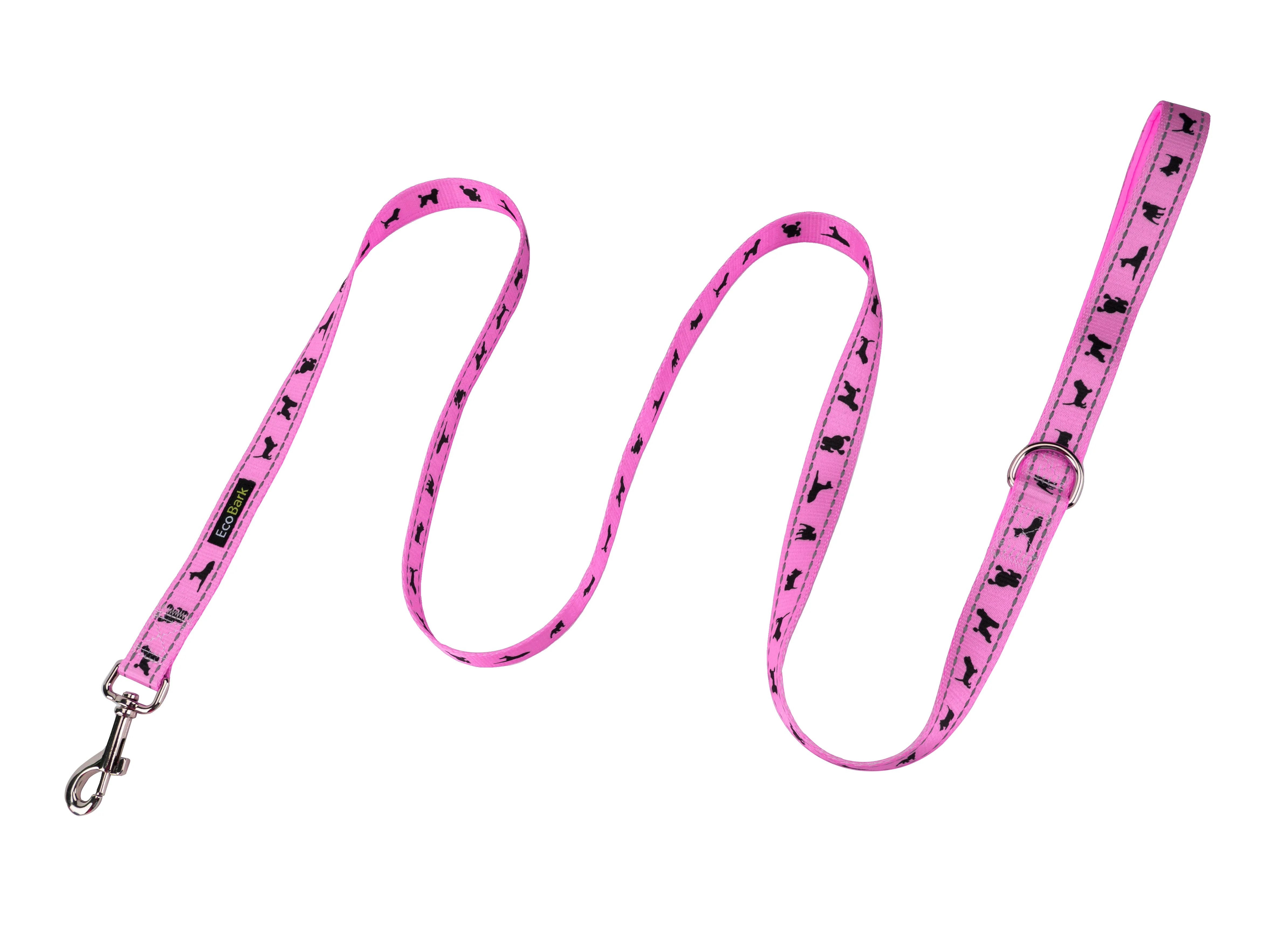 Pink Dog Leash by EcoBark - Padded Comfort Grip Leash - 4ft, 5ft, and 6ft Leash for Teacup, Small, and Medium Dogs - Image 5