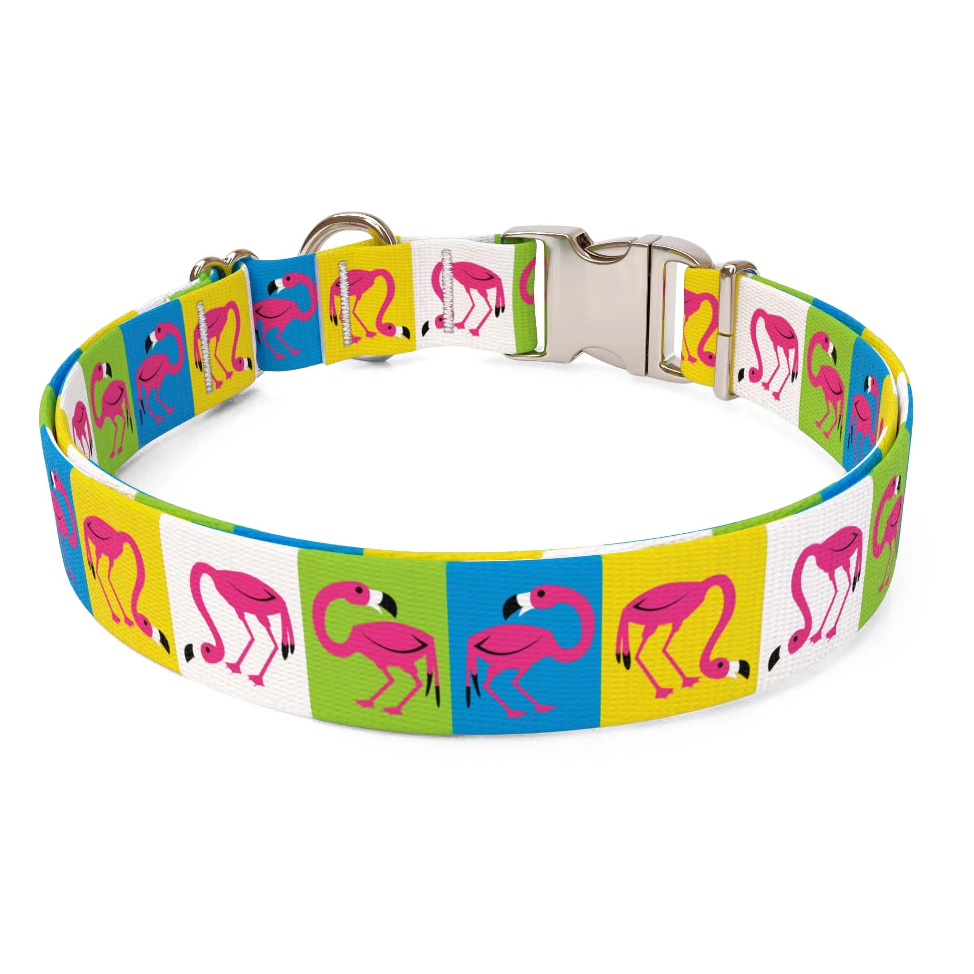 Pink Flamingo Dog Collar - Image 2