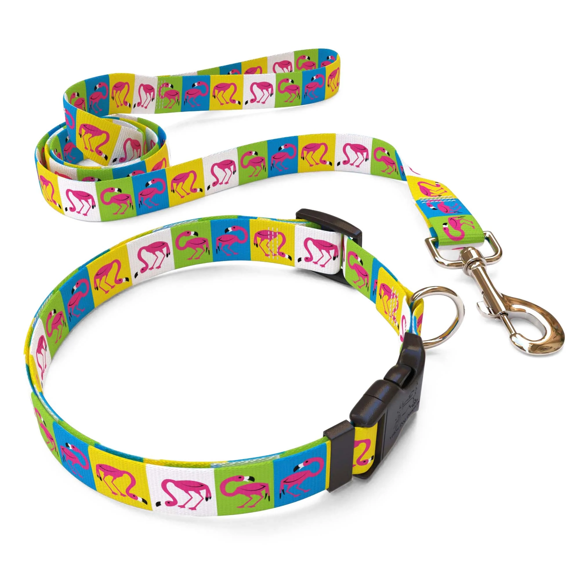 Pink Flamingo Dog Collar - Image 4