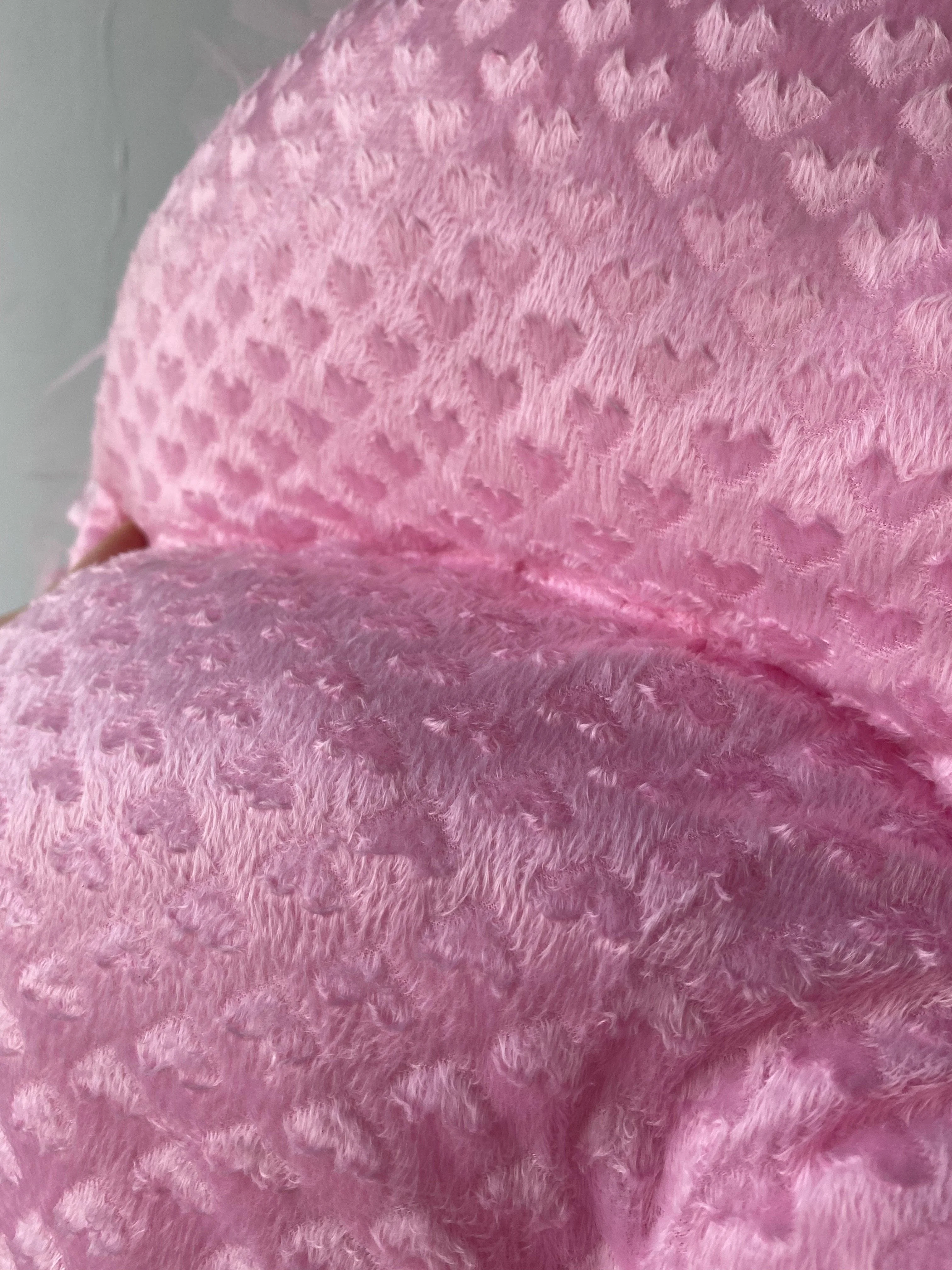 Pink Princess Plush Pet Bed - Image 4