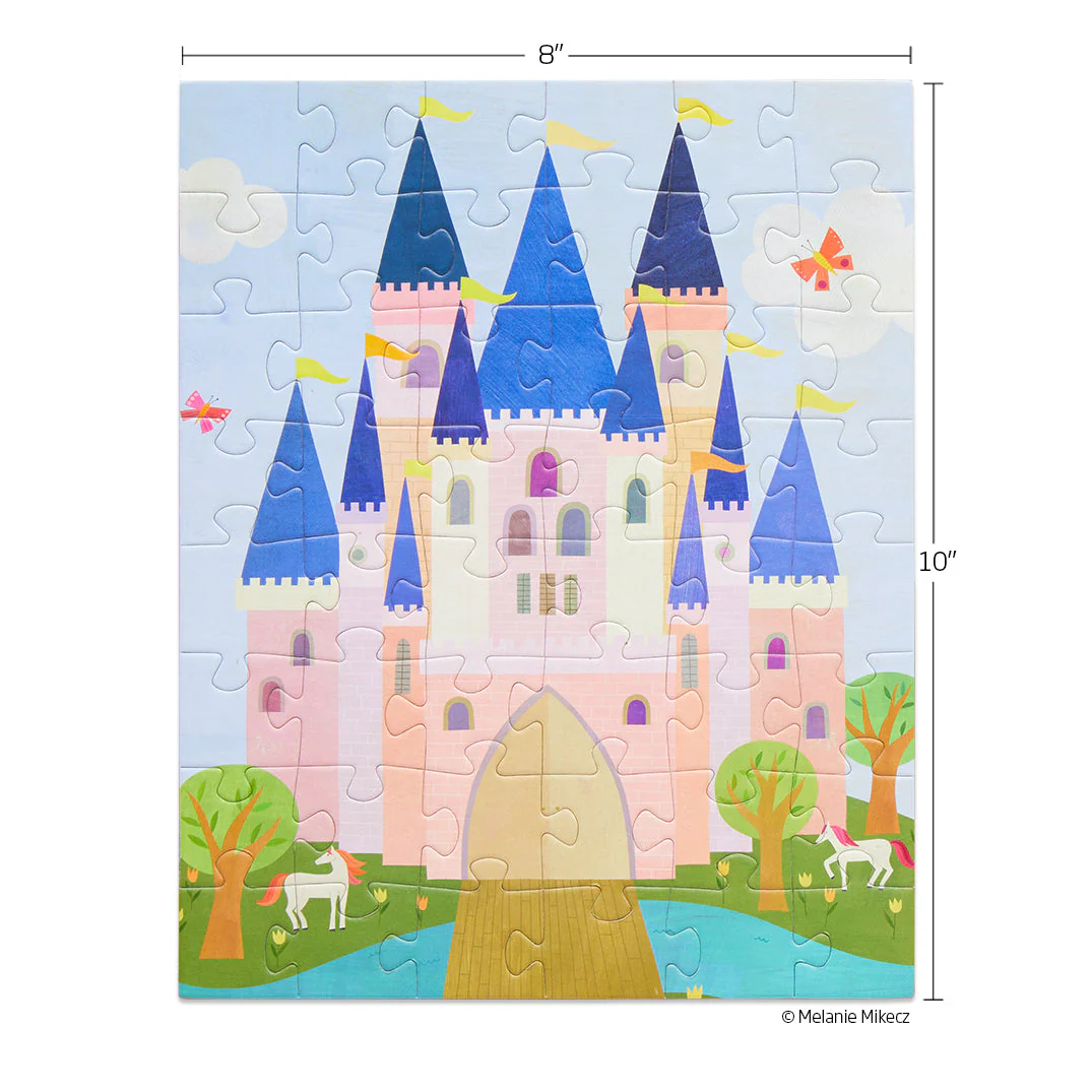 Pink Royal Castle 48 Piece Jigsaw Puzzle Snax - Image 4