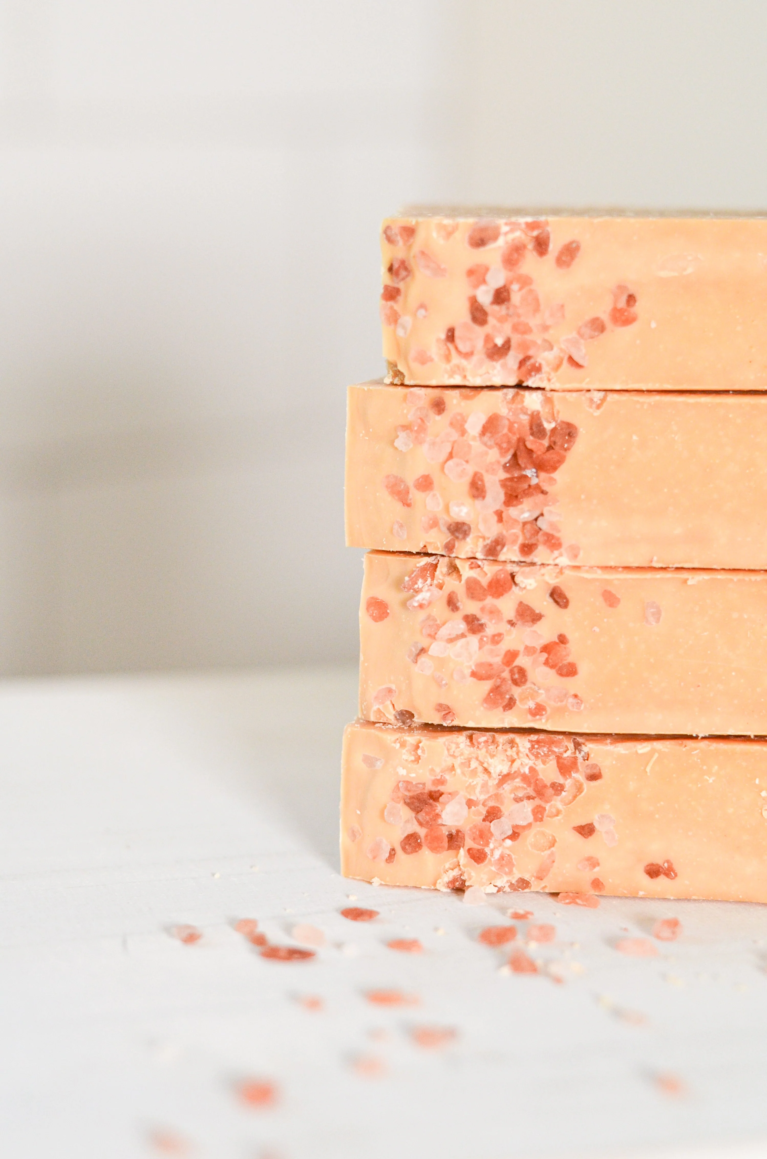 Pink Salt + Grapefruit Cleansing Bar Handmade Tallow and Goat Milk Soap Bar - Image 5