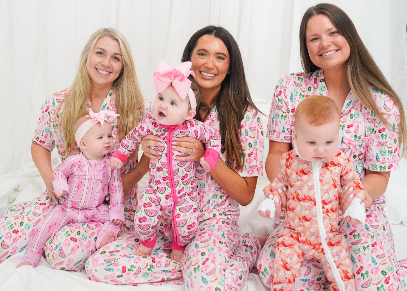 Pink Summer Spritz - Short Sleeve + Pant Pajama Set - Image 13