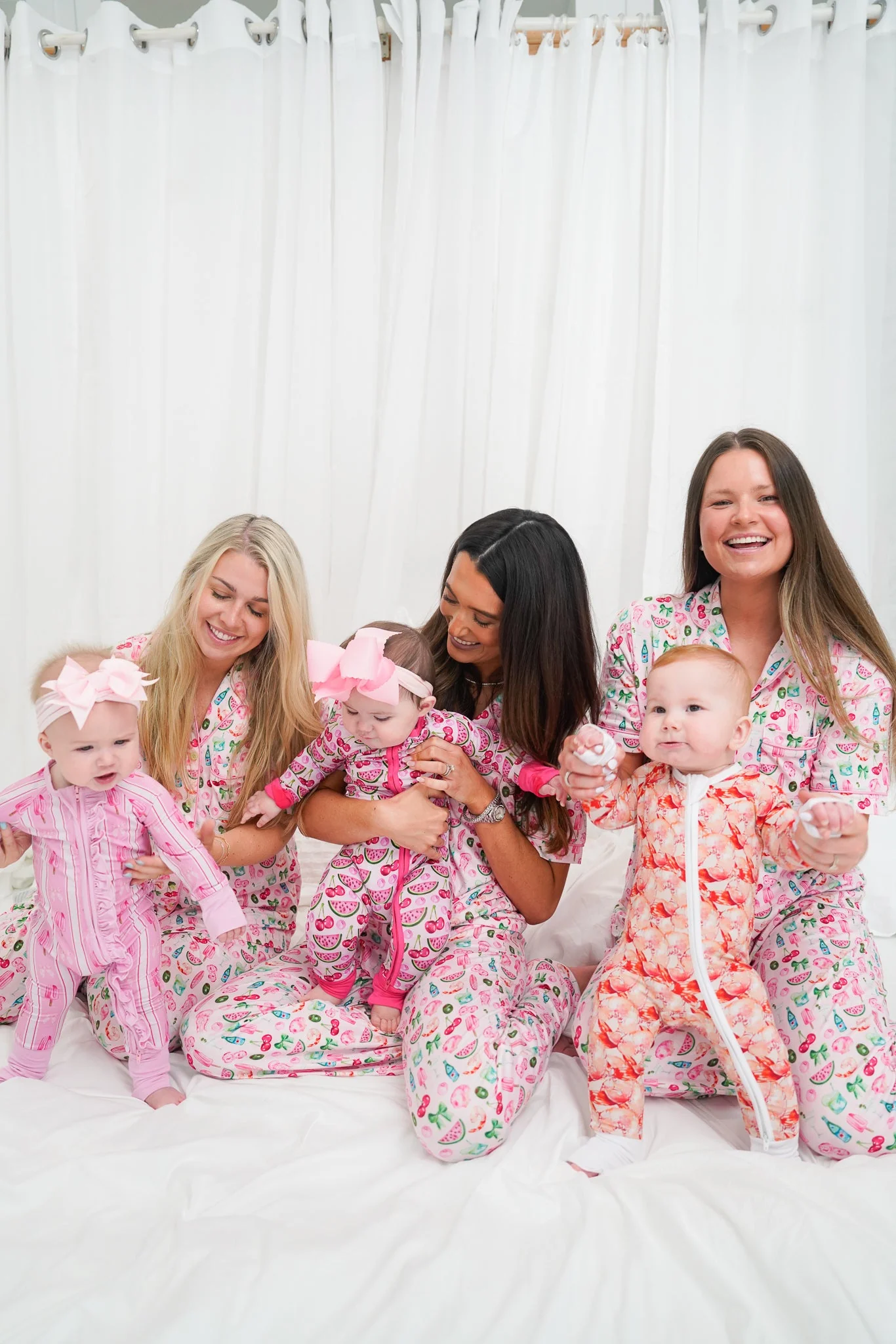 Pink Summer Spritz - Short Sleeve + Pant Pajama Set - Image 14