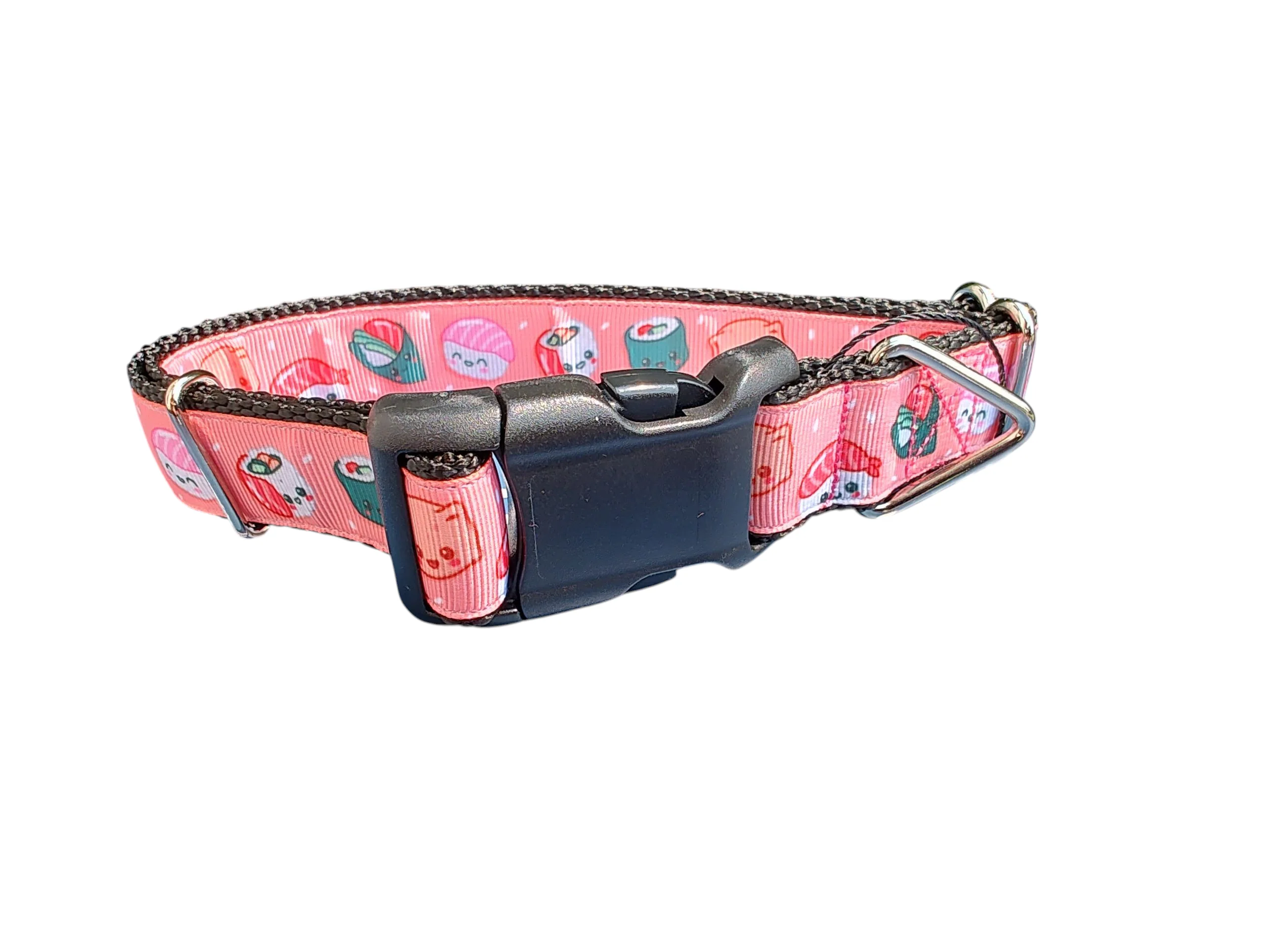 Pink Sushi Nylon Dog Collar - Image 2