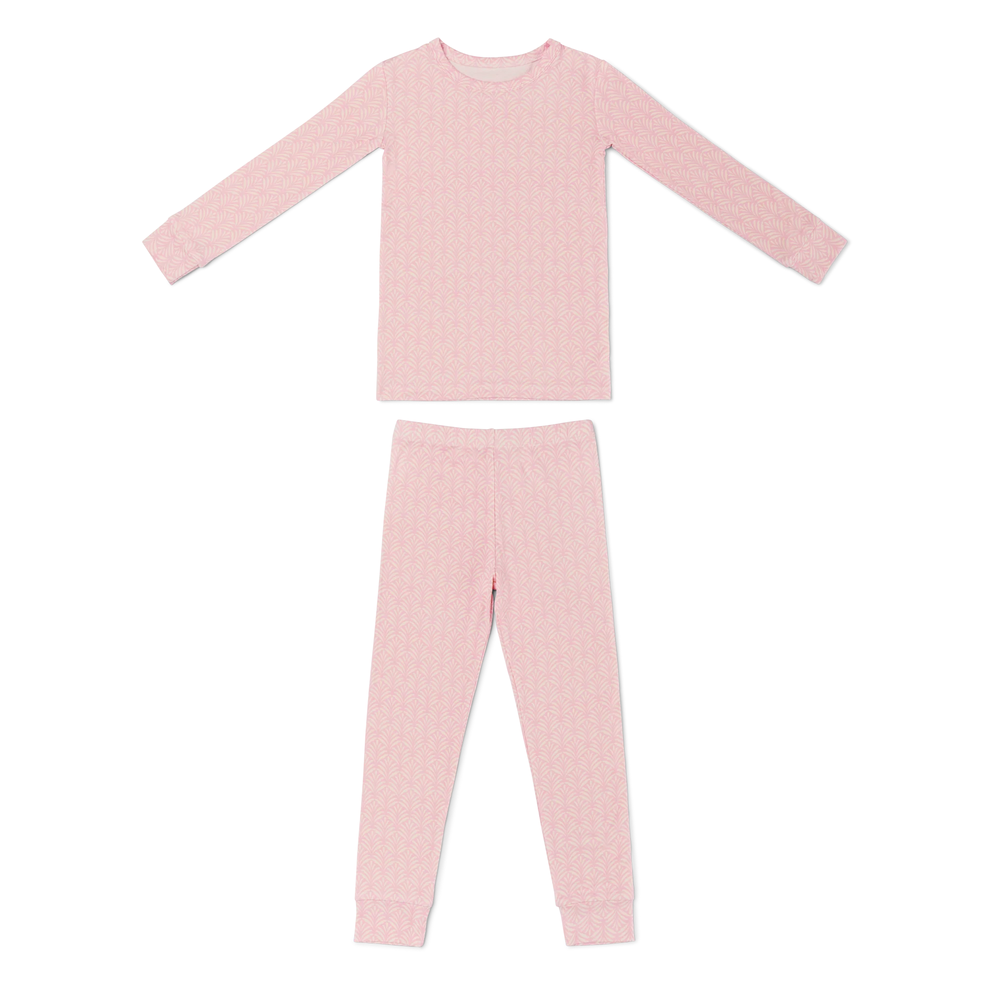 Pink Symphony Bamboo Toddler Pajama Set - Image 2