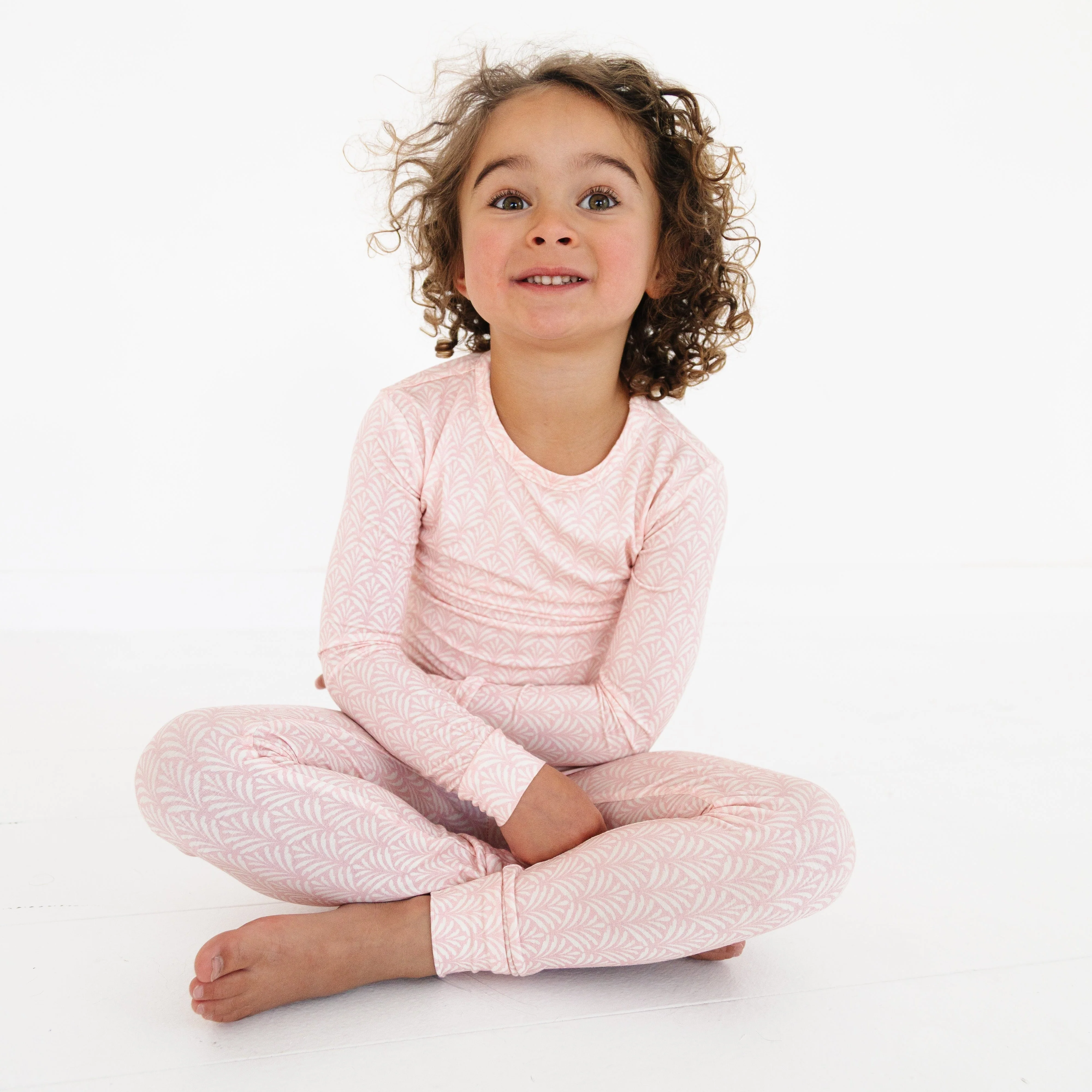 Pink Symphony Bamboo Toddler Pajama Set - Image 3