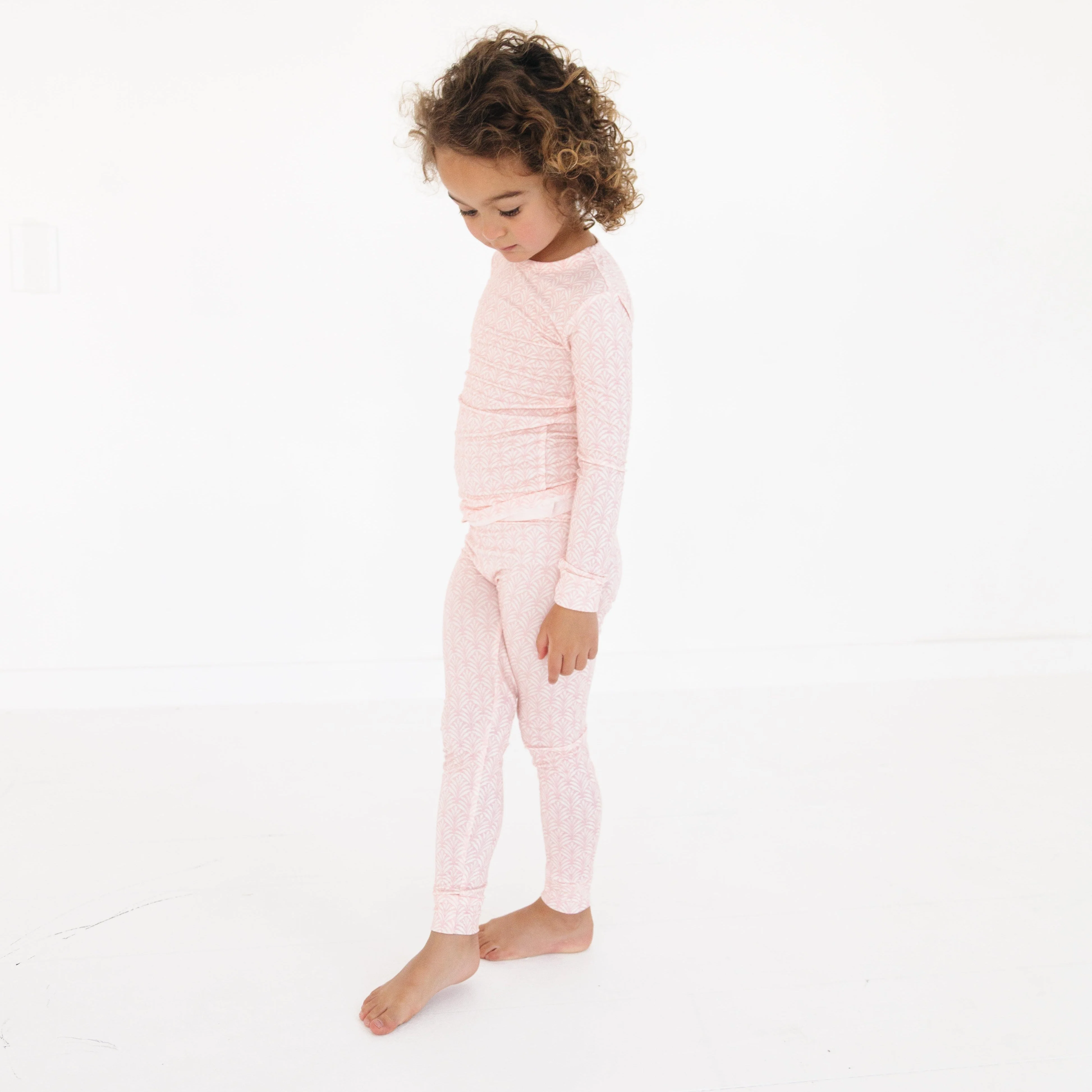 Pink Symphony Bamboo Toddler Pajama Set - Image 5