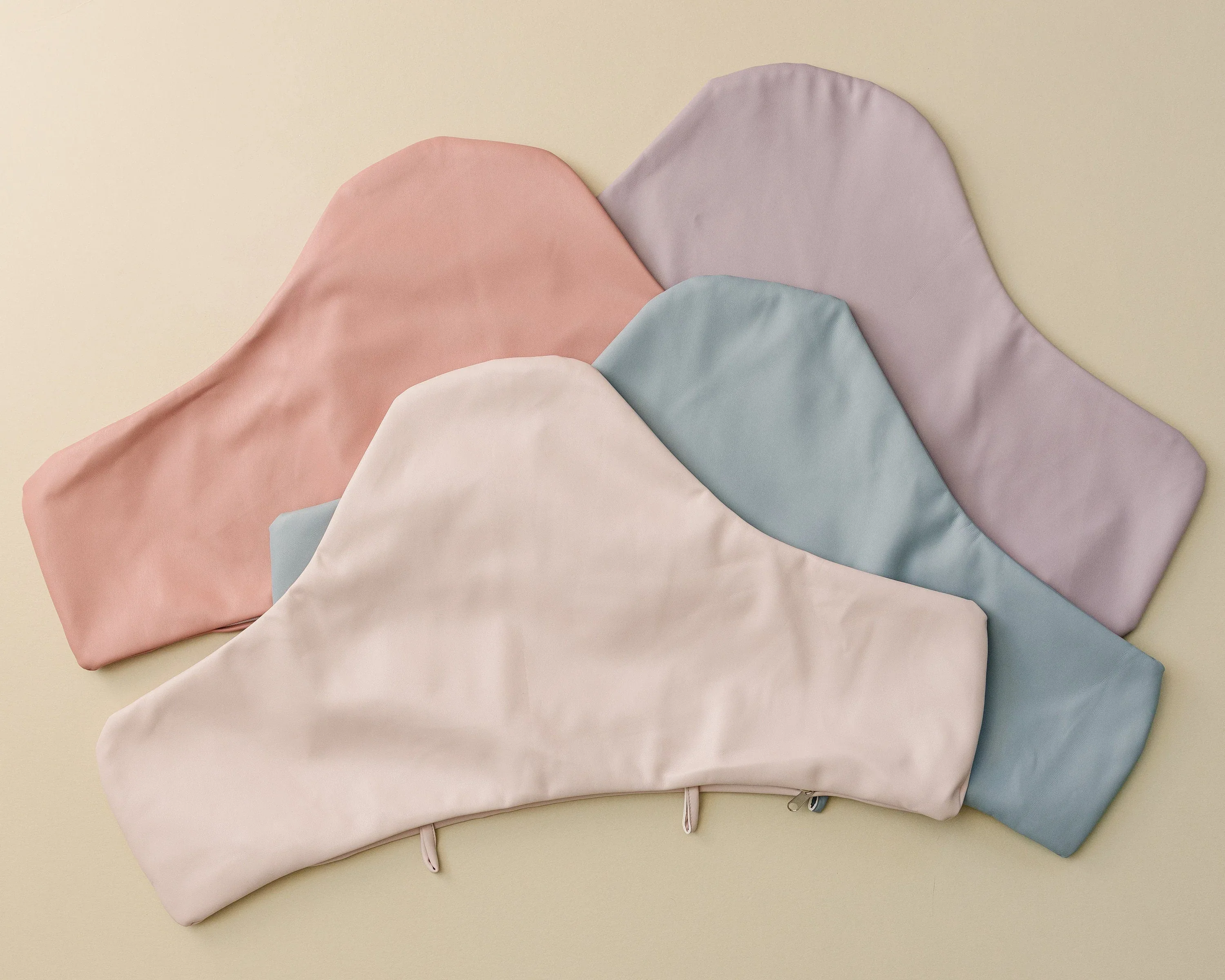 Pink Vegan Leather IKEA Antilop Cushion Cover - Image 3