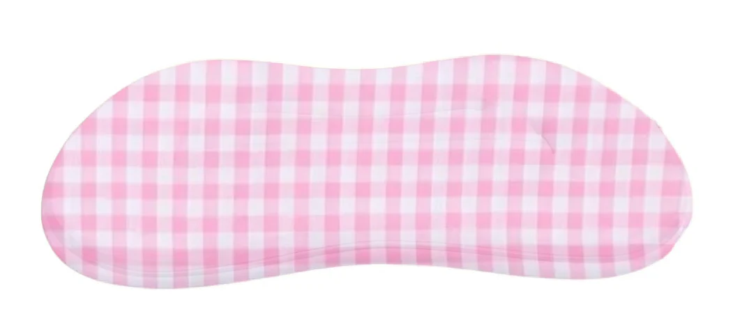 Pink White Gingham New Lounger Curve Cover - Image 2