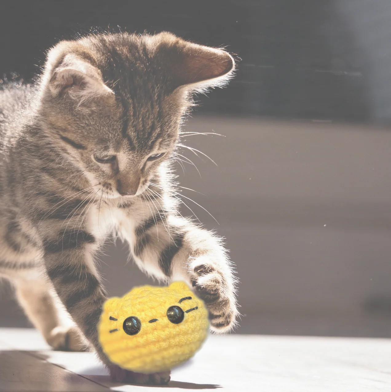 Pippa the chonk | weighted cat toy - Image 3