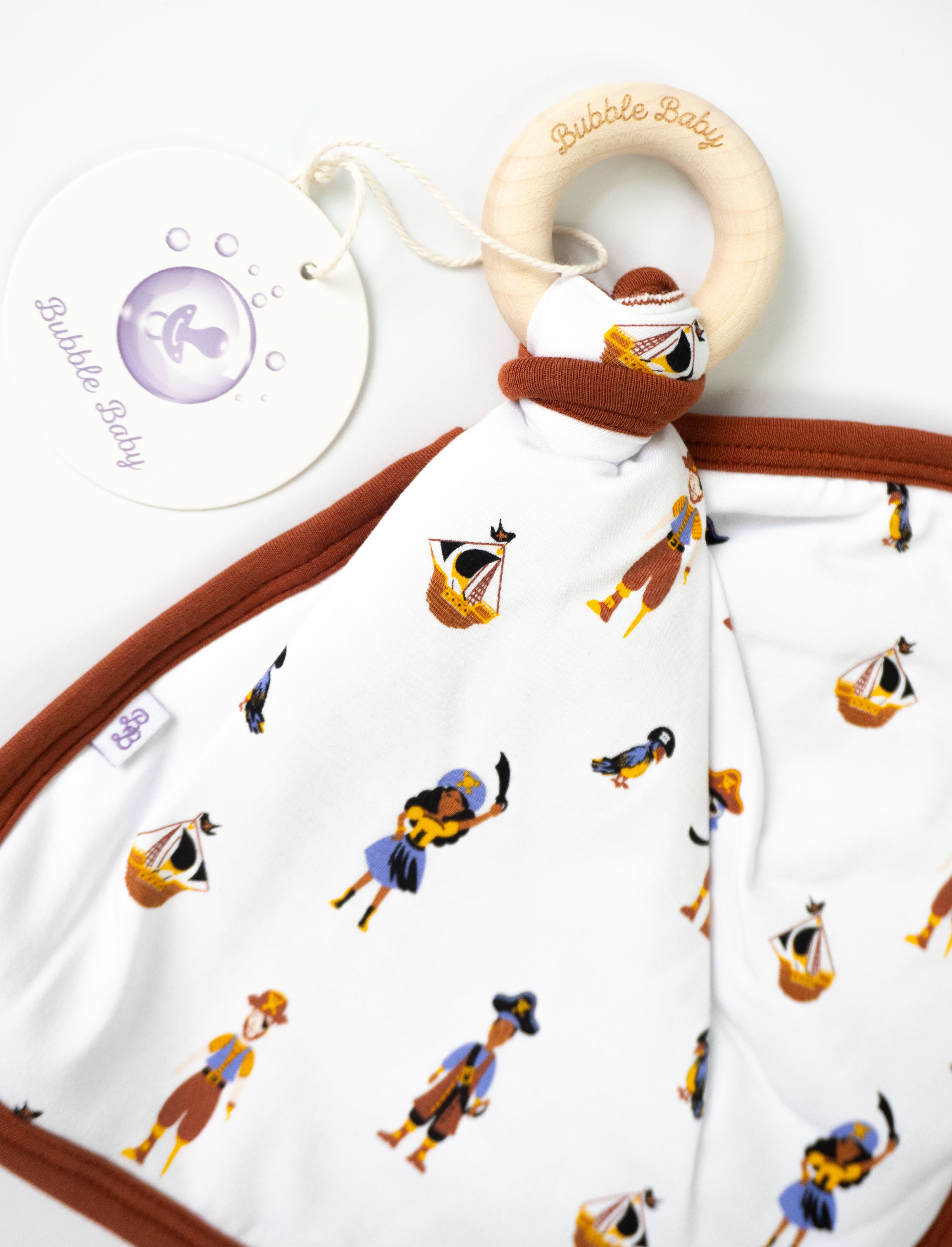 Pirate | Sprig Quilted Lovey - Image 3