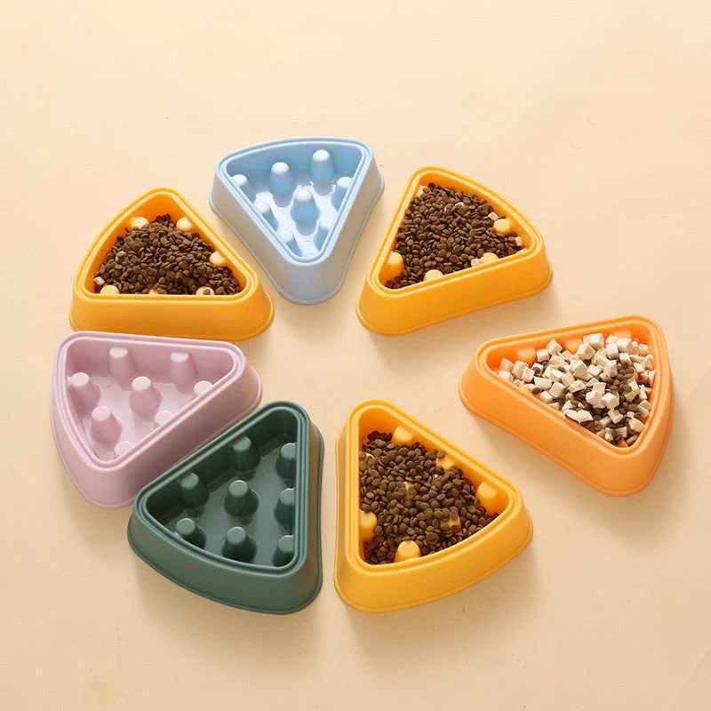 Pizza Shape Slow Feeding Pet Bowl - Image 2