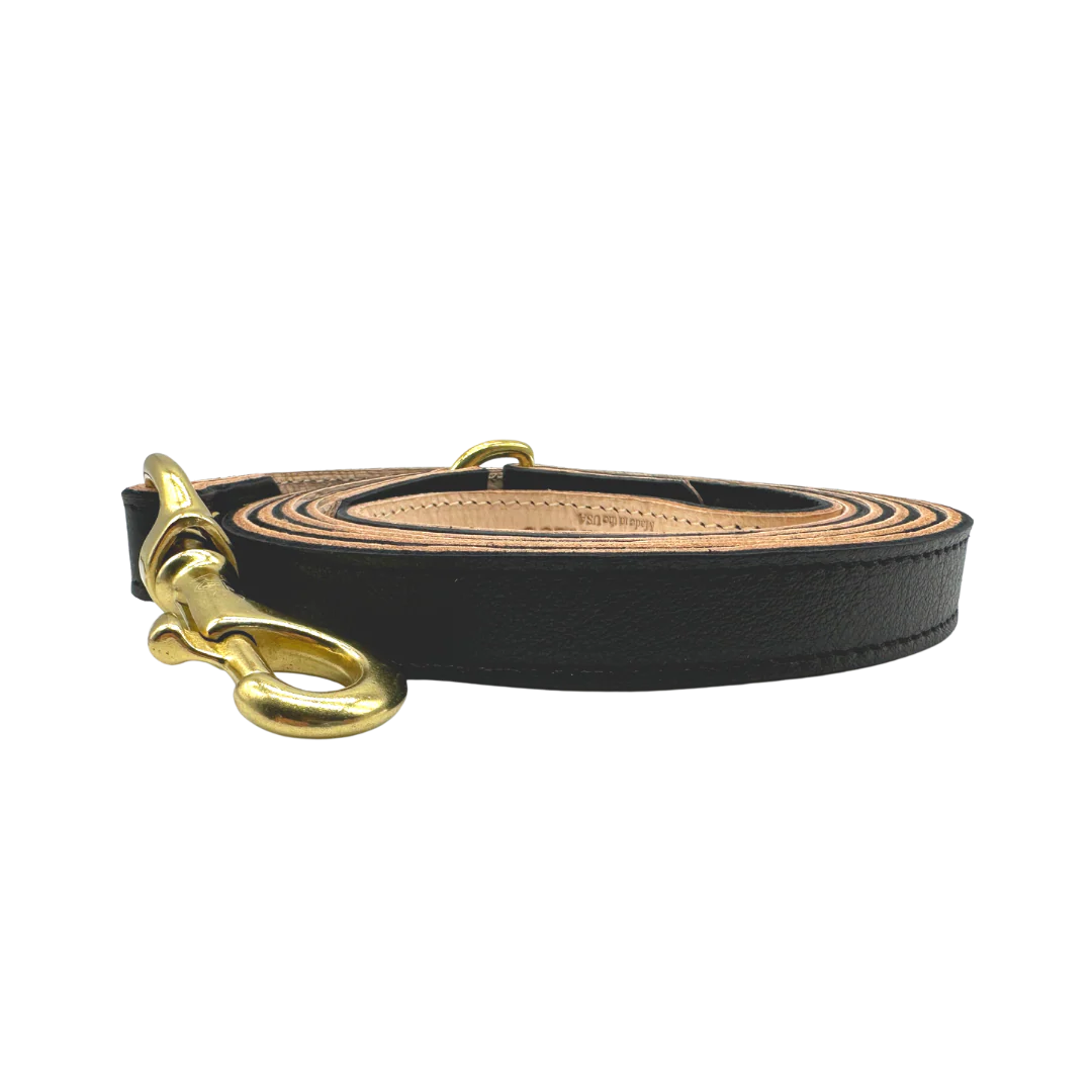 Plain Leather Dog Leashes - Image 2
