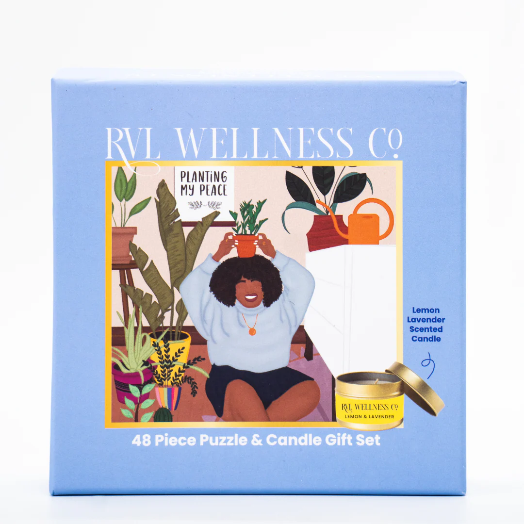 Planting Peace | 48 Piece Puzzle & Candle Gift Set - Image 4