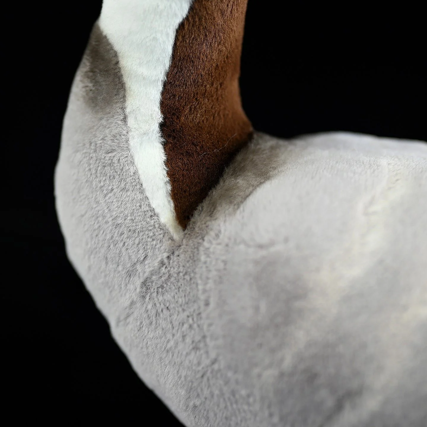 Plumage Toy Of The Brant Bird, White-headed Goose Doll - Image 5