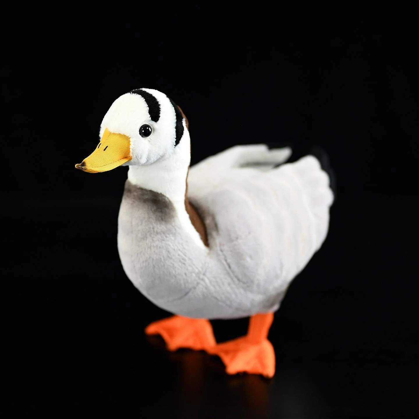 Plumage Toy Of The Brant Bird, White-headed Goose Doll - Image 6