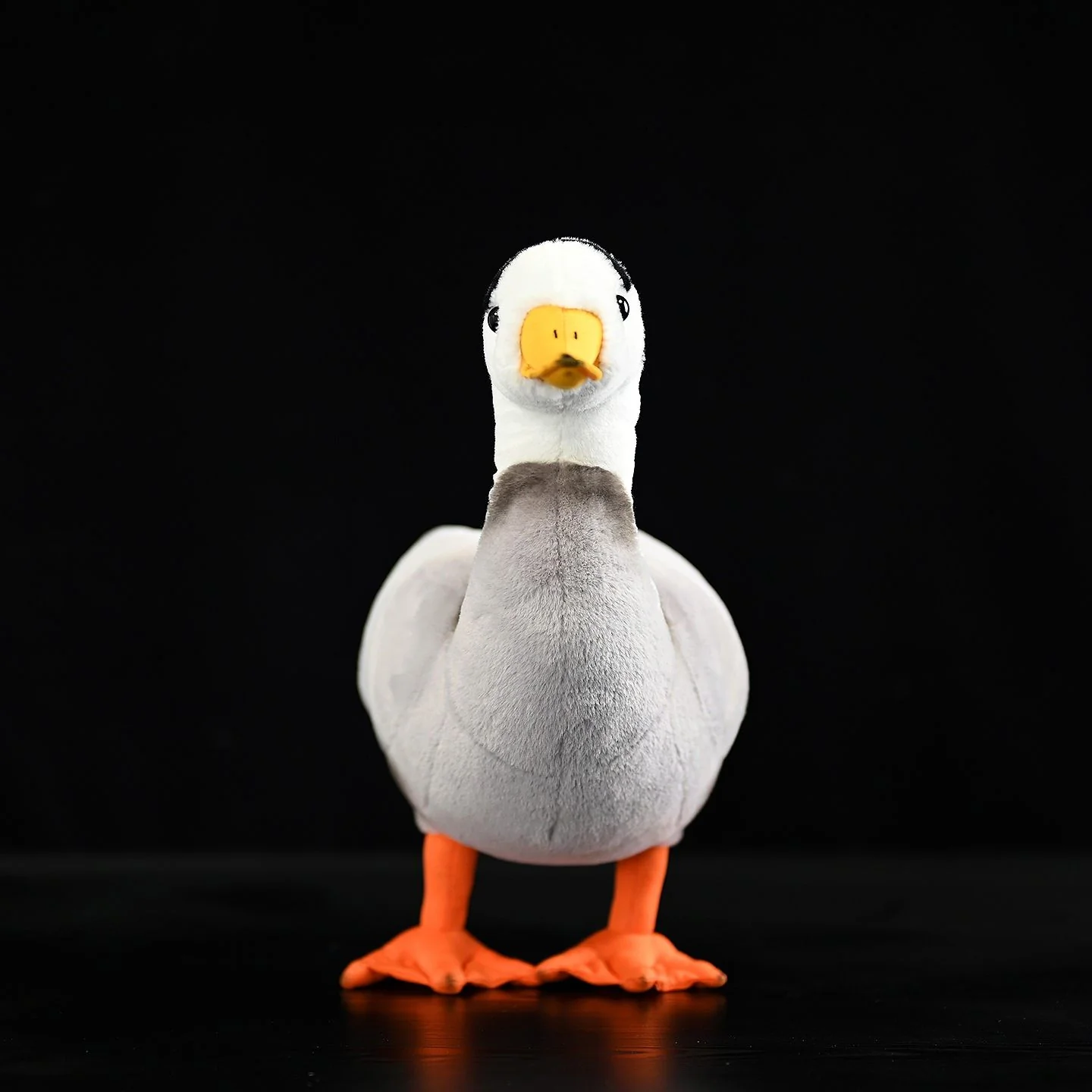 Plumage Toy Of The Brant Bird, White-headed Goose Doll - Image 7