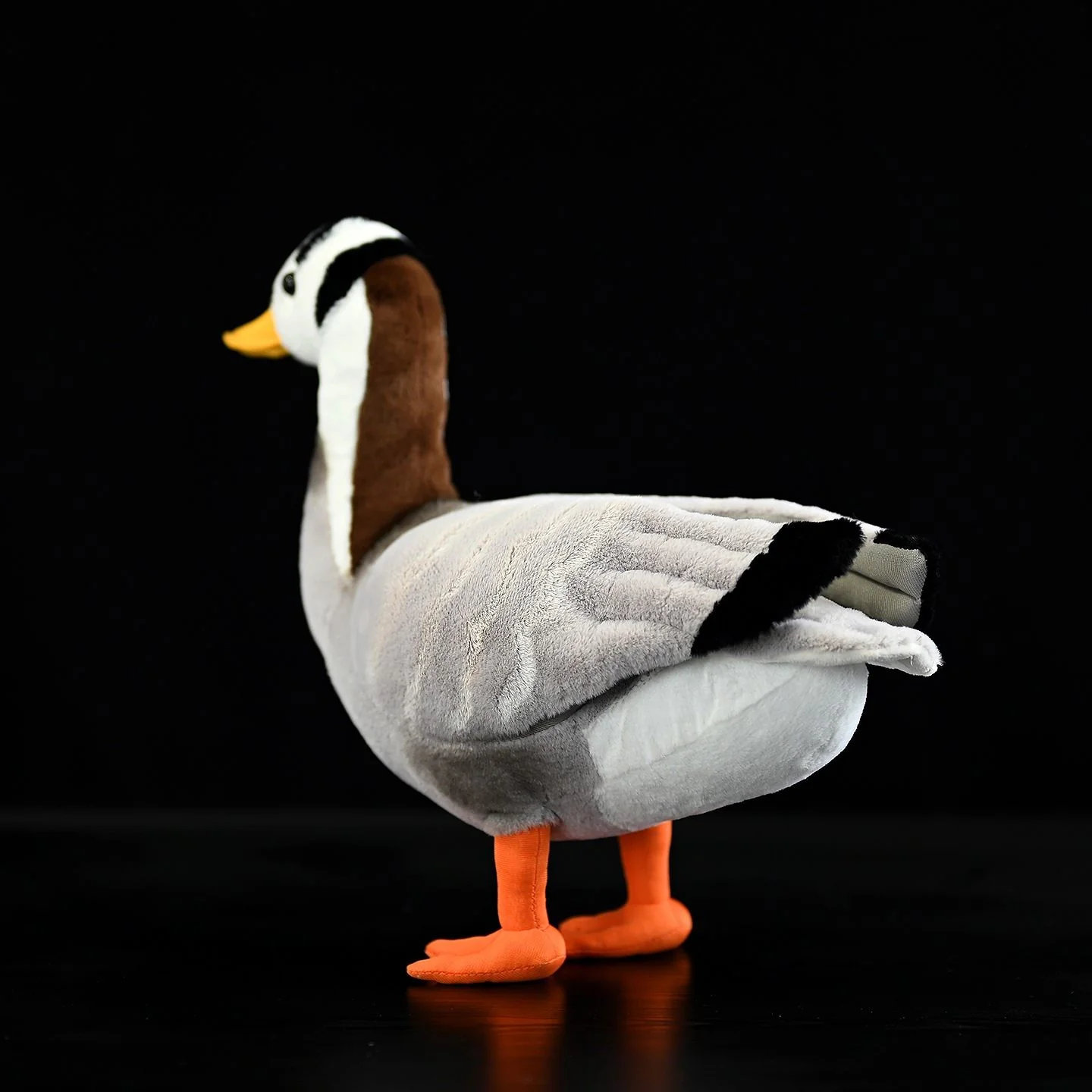 Plumage Toy Of The Brant Bird, White-headed Goose Doll - Image 9