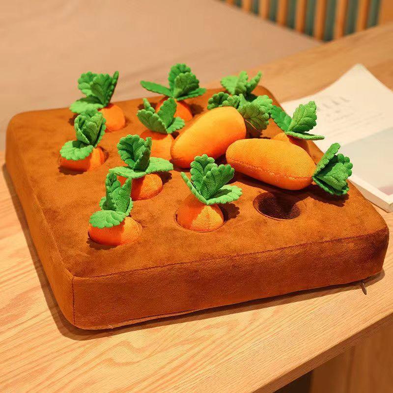 Plush Carrot Pet Snuffle Mat - Image 3
