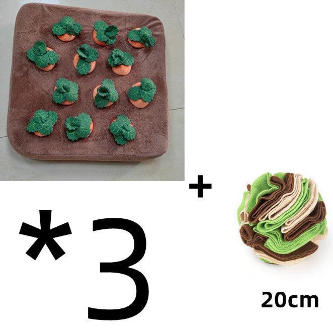 Plush Carrot Pet Snuffle Mat - Image 9