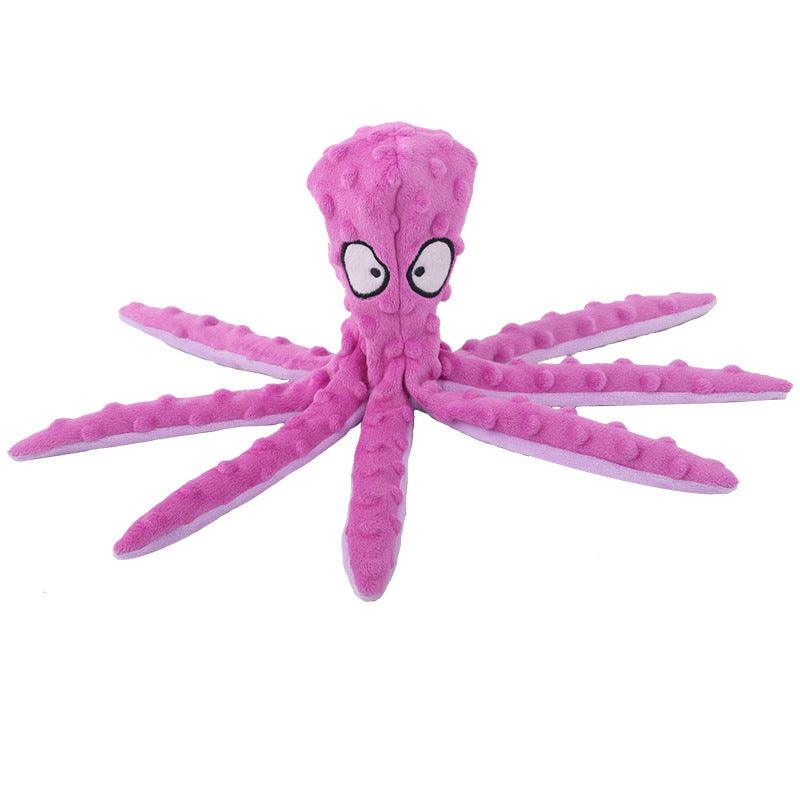 Plush Octopus Pet Toy - Image 3