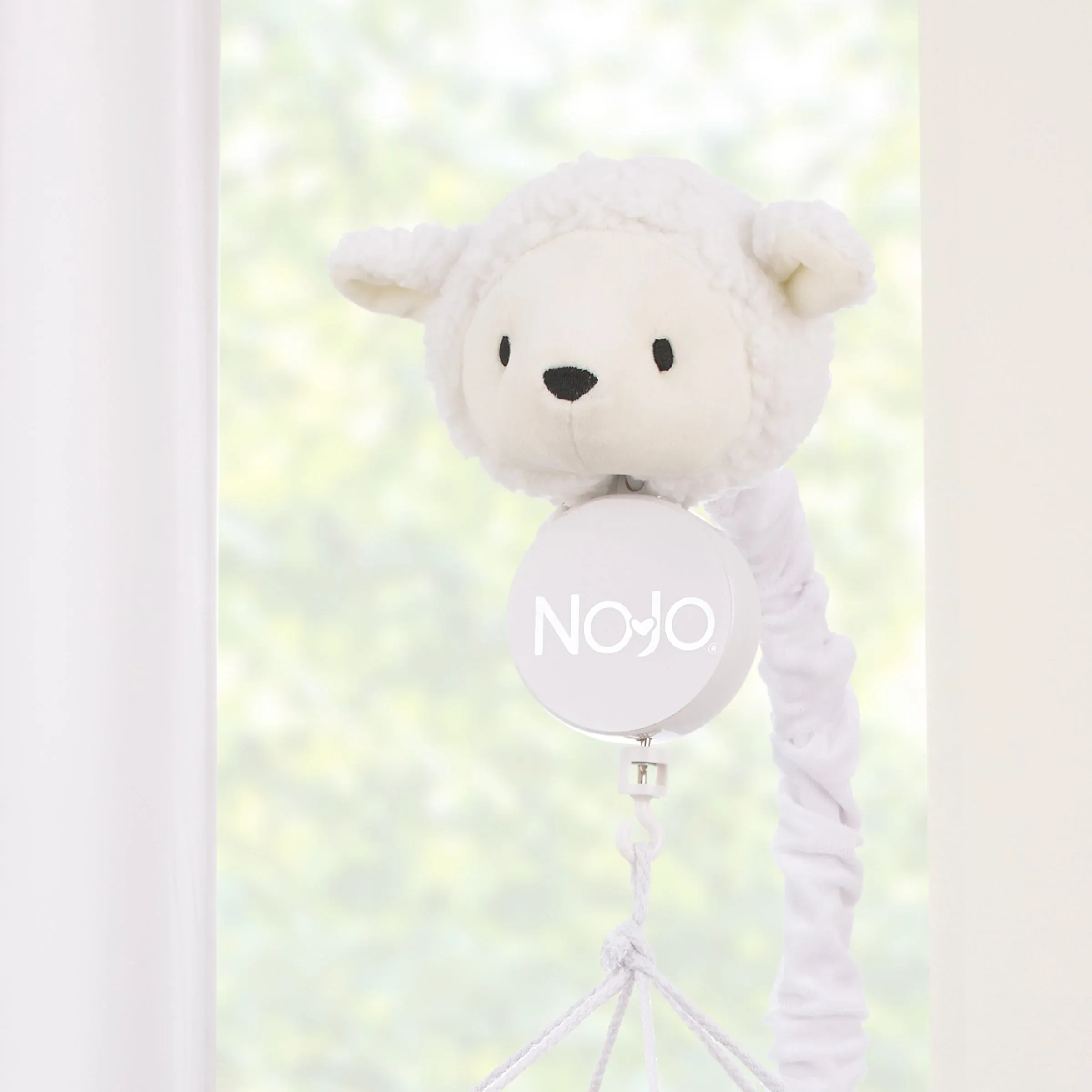Plush Sheep Ivory and Gray Stars and Sheep Musical Mobile - Image 3